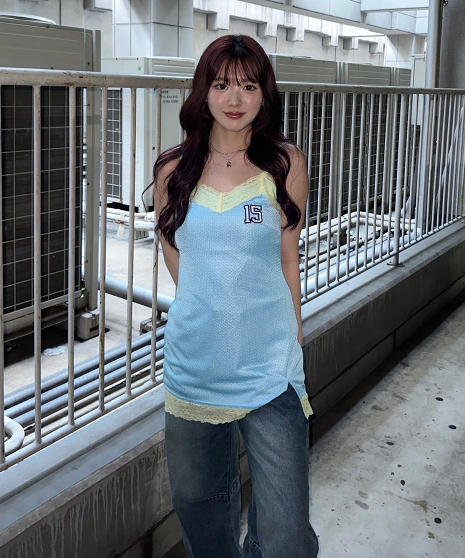STAFF:160cm/COLOR:BLUE/SIZE:S