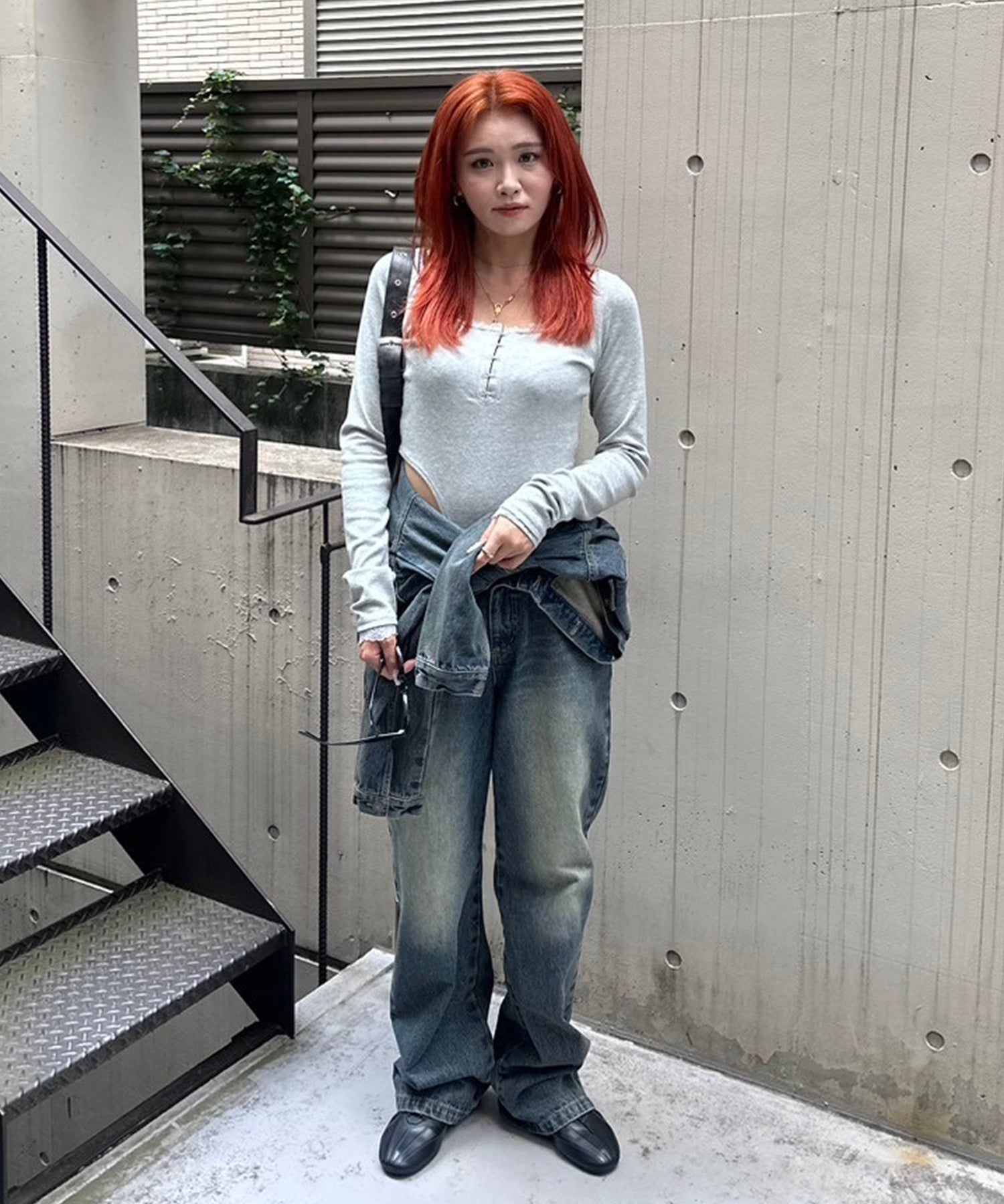 STAFF:164cm/COLOR:BLUE/SIZE:F