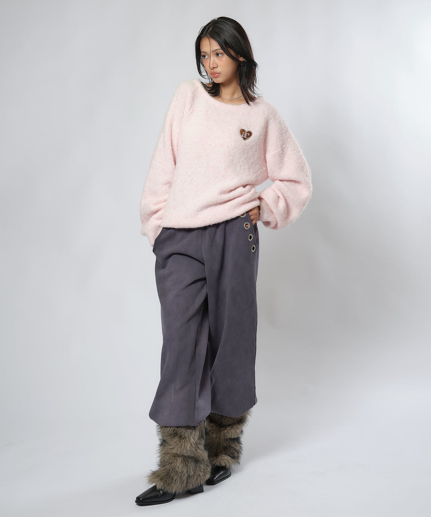 MODEL:170cm/COLOR:PINK/SIZE:F