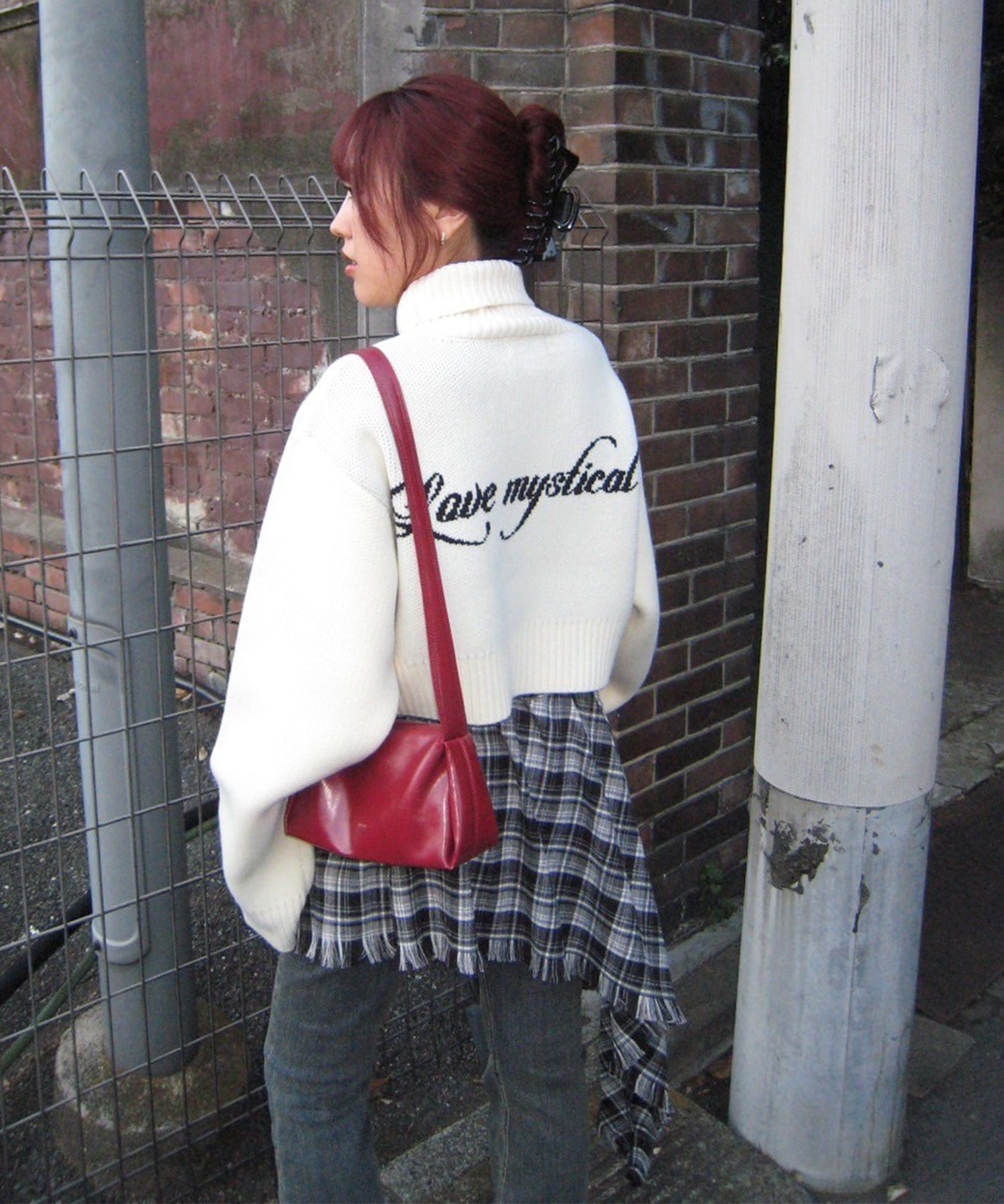 STAFF:158cm/COLOR:WHITE/SIZE:F