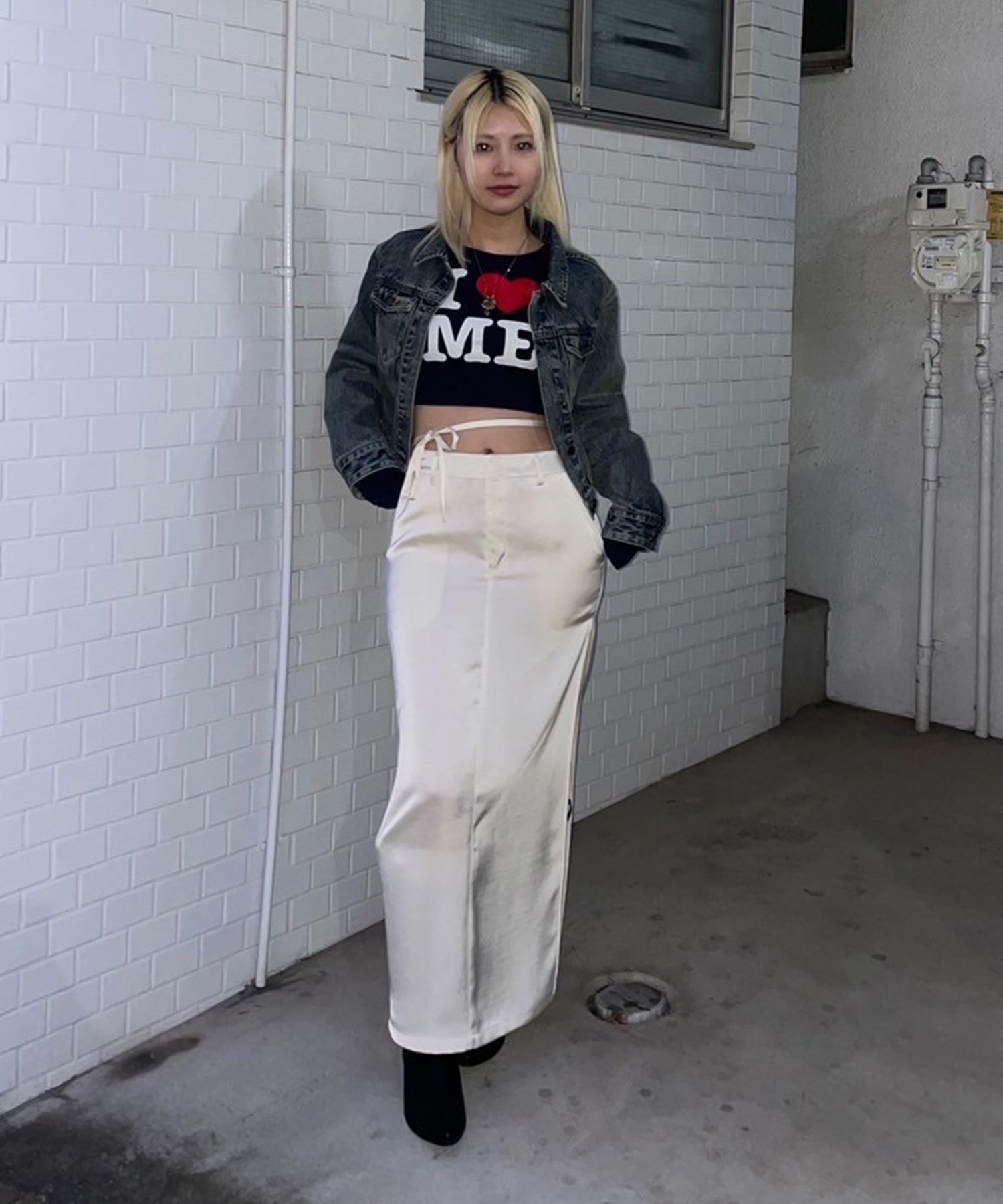 STAFF:162cm/COLOR:IVORY/SIZE:F