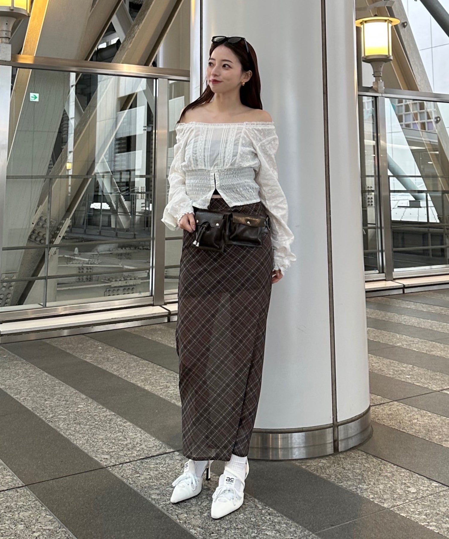 STAFF:153cm/COLOR:BROWN/SIZE:F