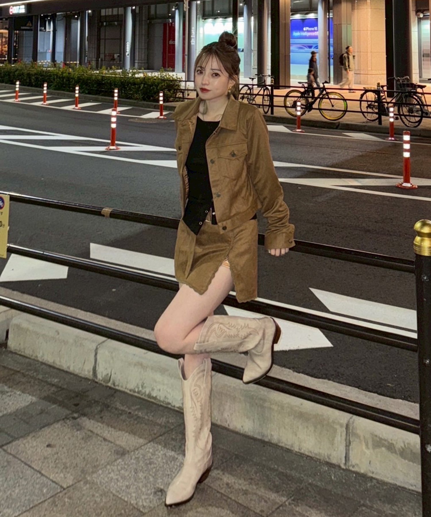 STAFF:153cm/COLOR:BROWN/SIZE:F