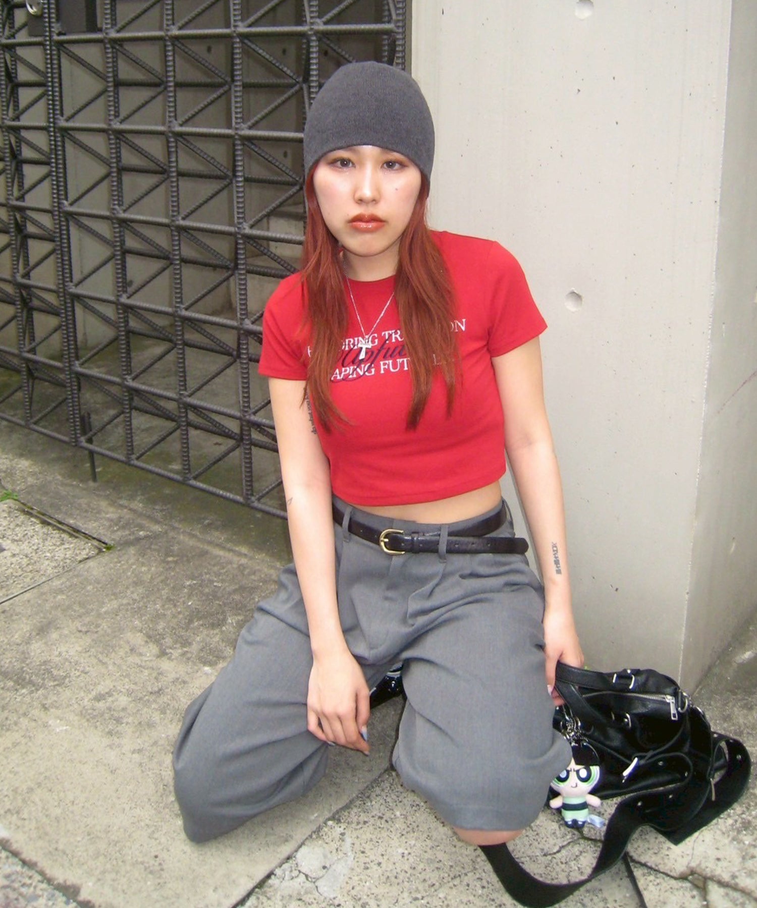 STAFF:158cm/COLOR:RED/SIZE:F