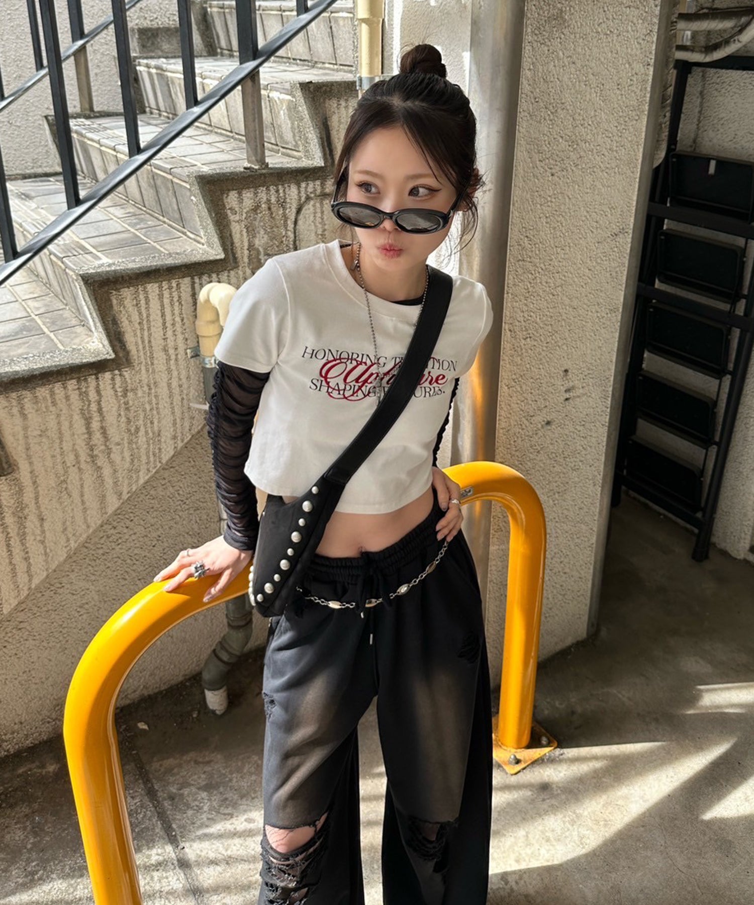 STAFF:154cm/COLOR:WHITE/SIZE:F