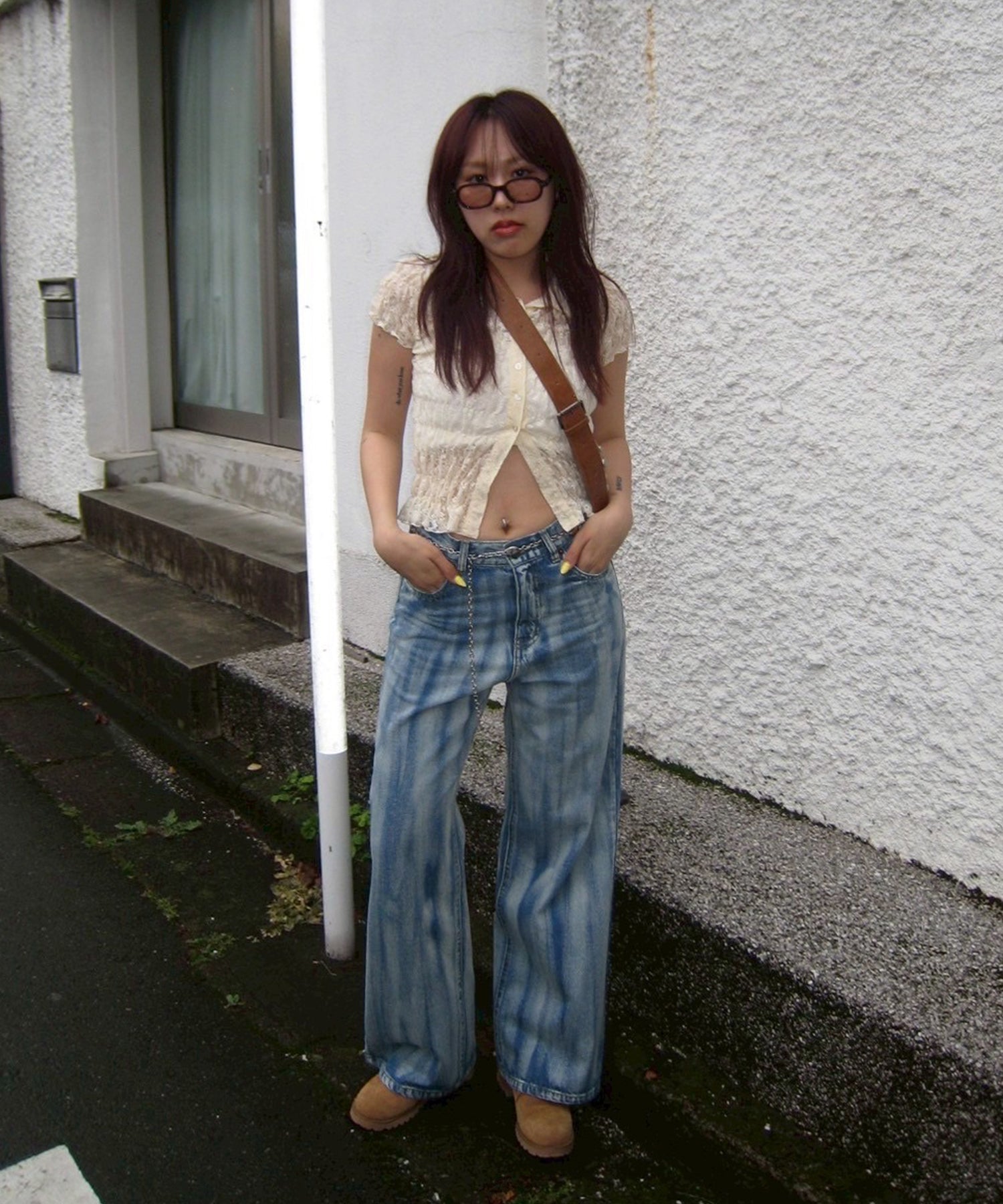 STAFF:158cm/COLOR:BLUE/SIZE:25