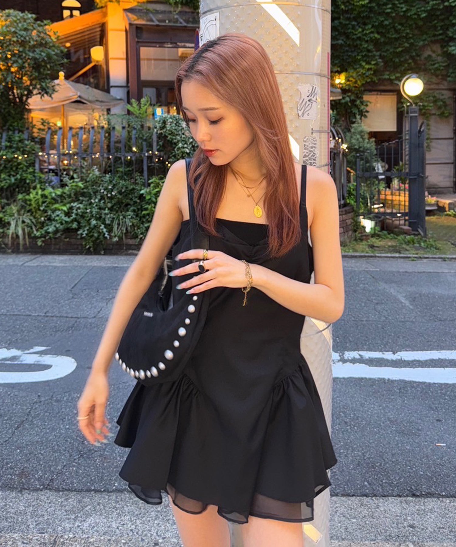 STAFF:155cm/COLOR:BLACK/SIZE:F