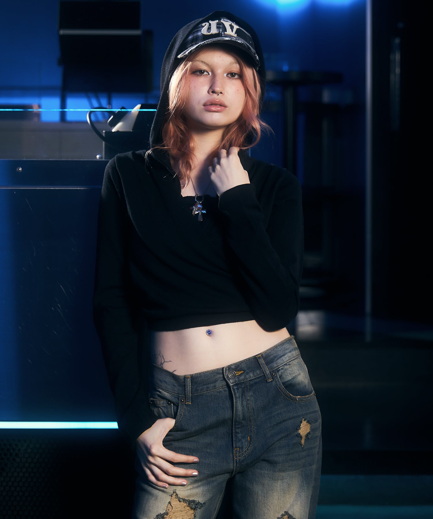 MODEL:170cm/COLOR:BLACK/SIZE:F