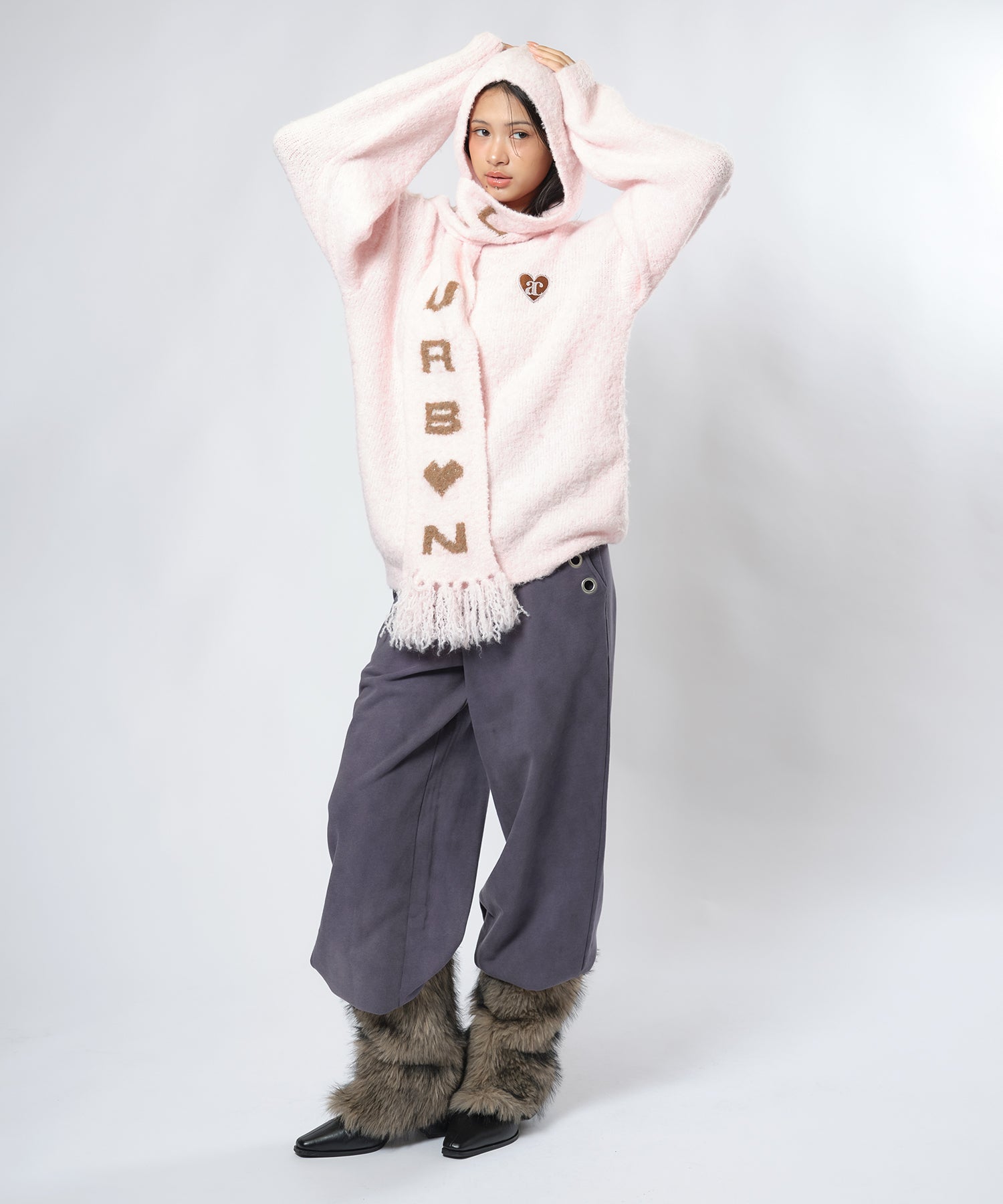 MODEL:170cm/COLOR:PINK/SIZE:F