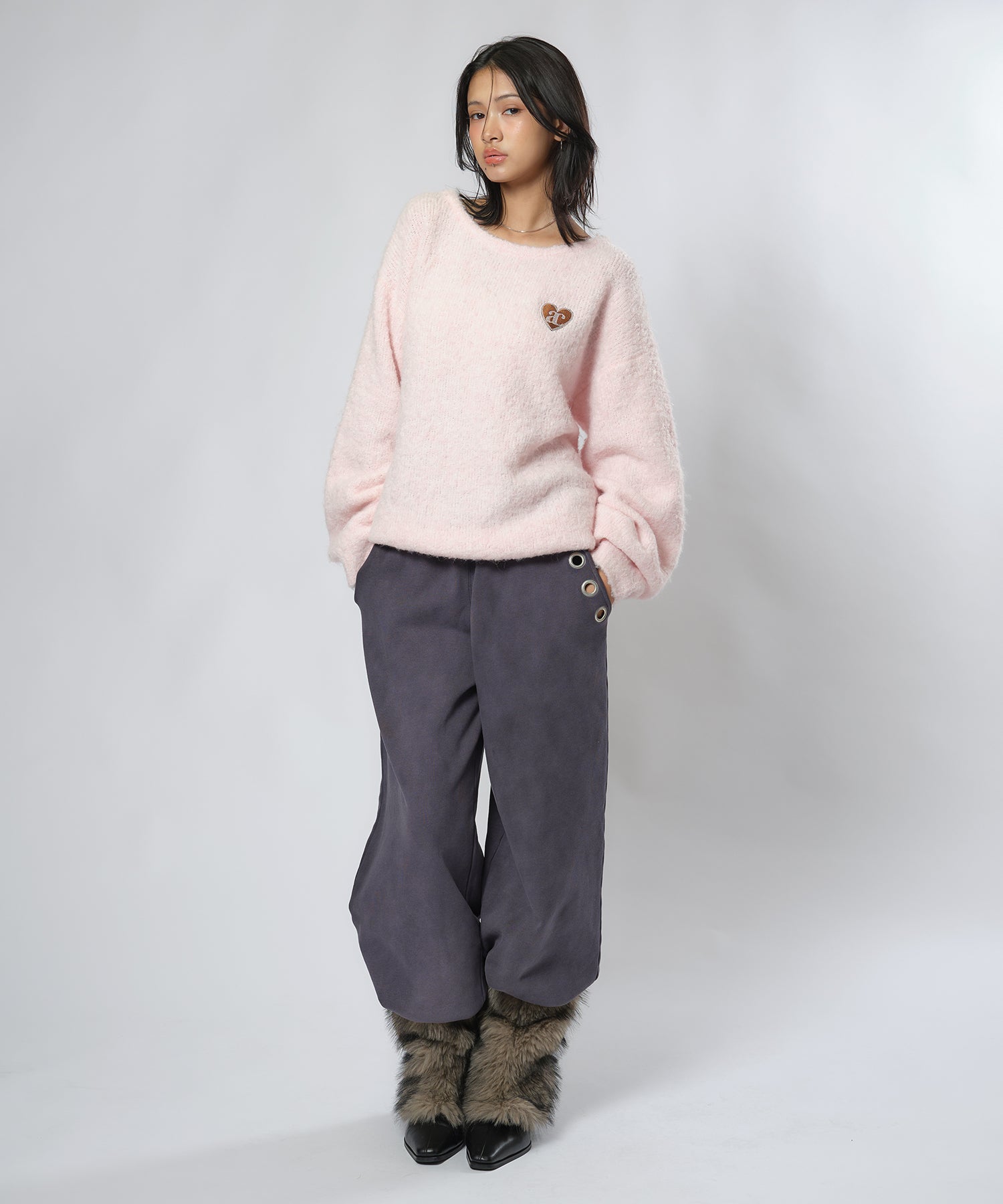 MODEL:170cm/COLOR:PINK/SIZE:F