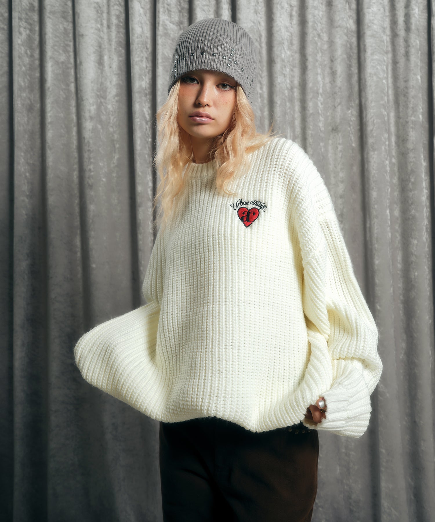 MODEL:170cm/COLOR:IVORY/SIZE:F