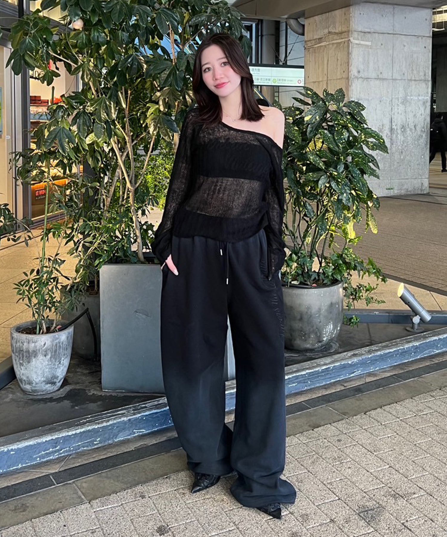 STAFF:160cm/COLOR:BLACK/SIZE:F