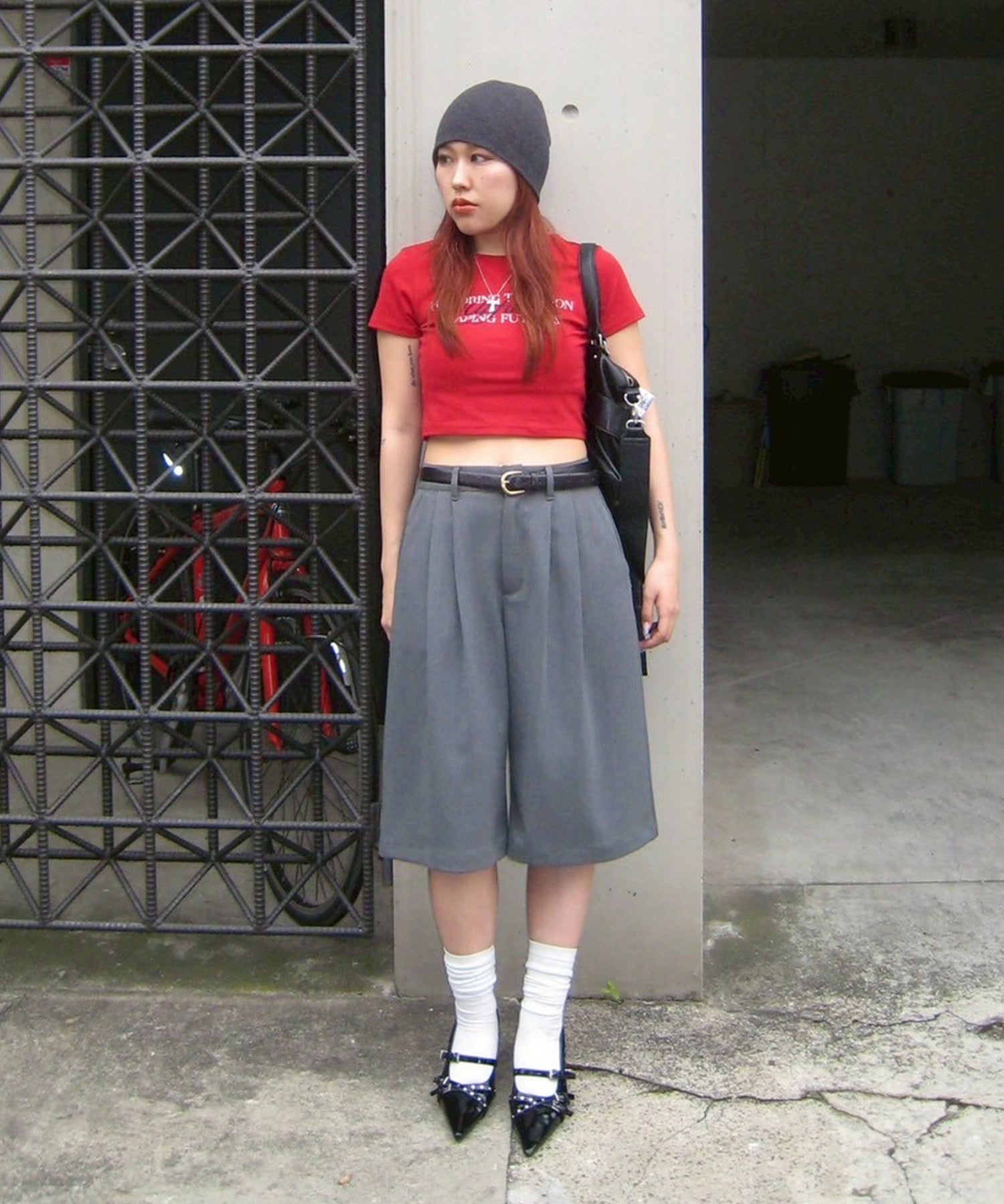 STAFF:158cm/COLOR:GRAY/SIZE:F