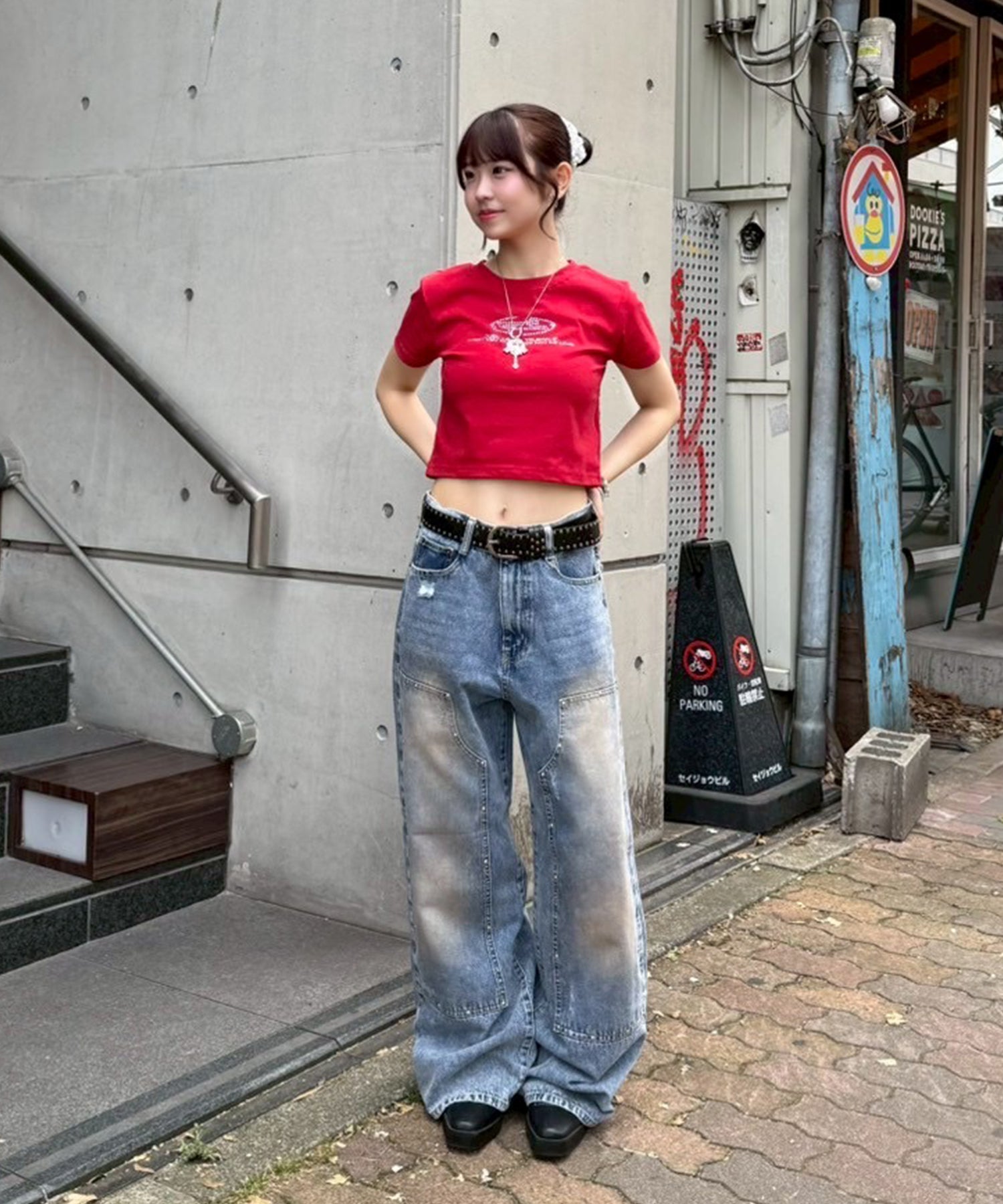 STAFF:155cm/COLOR:RED/SIZE:F