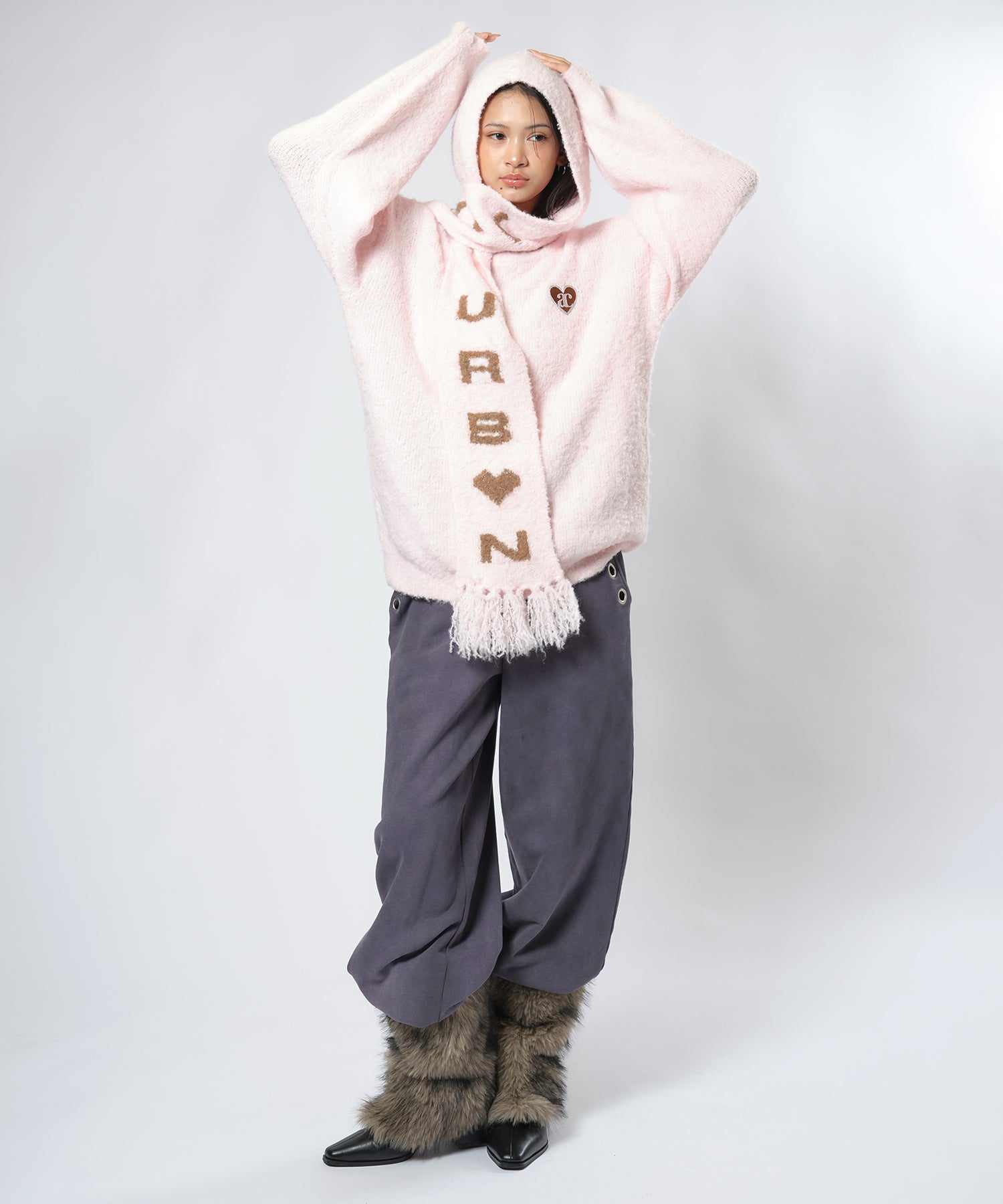 MODEL:170cm/COLOR:PINK/SIZE:F