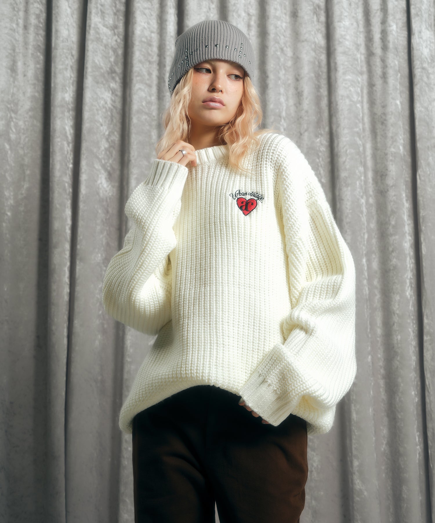 MODEL:170cm/COLOR:IVORY/SIZE:F