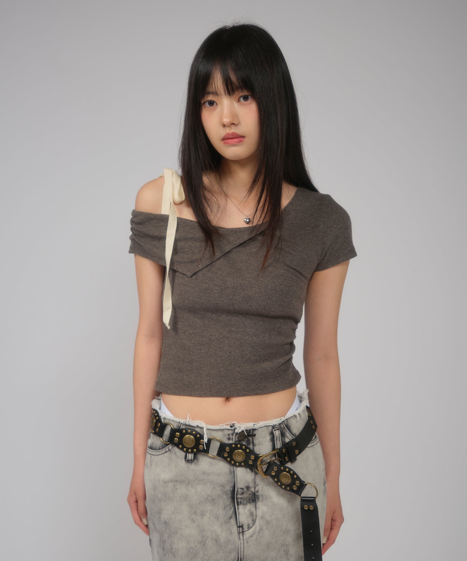 MODEL:168cm/COLOR:GRAY/SIZE:F