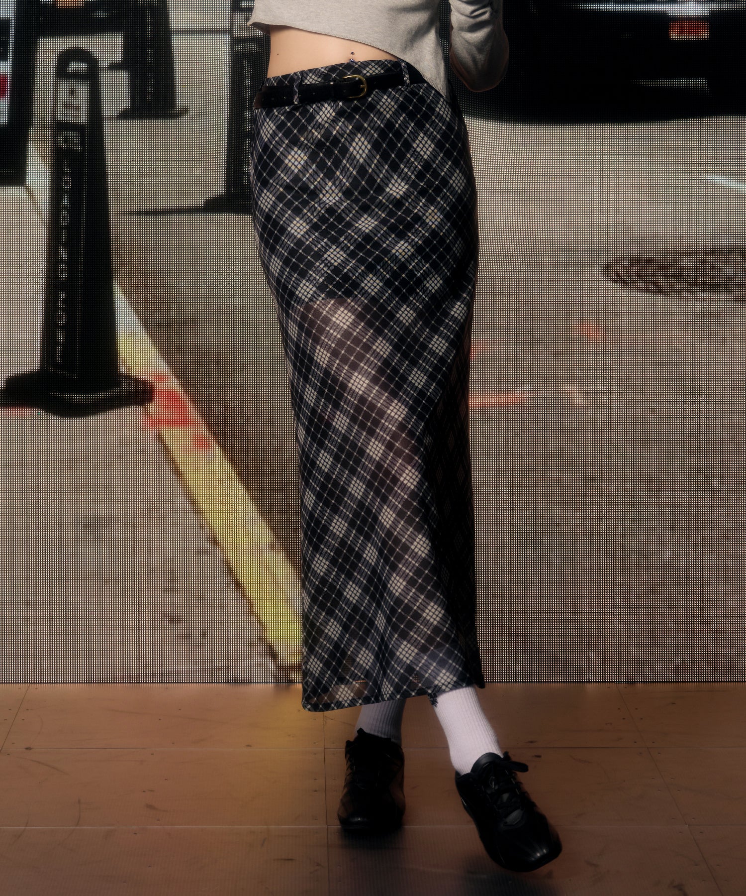 MODEL:170cm/COLOR:BLACK/SIZE:F