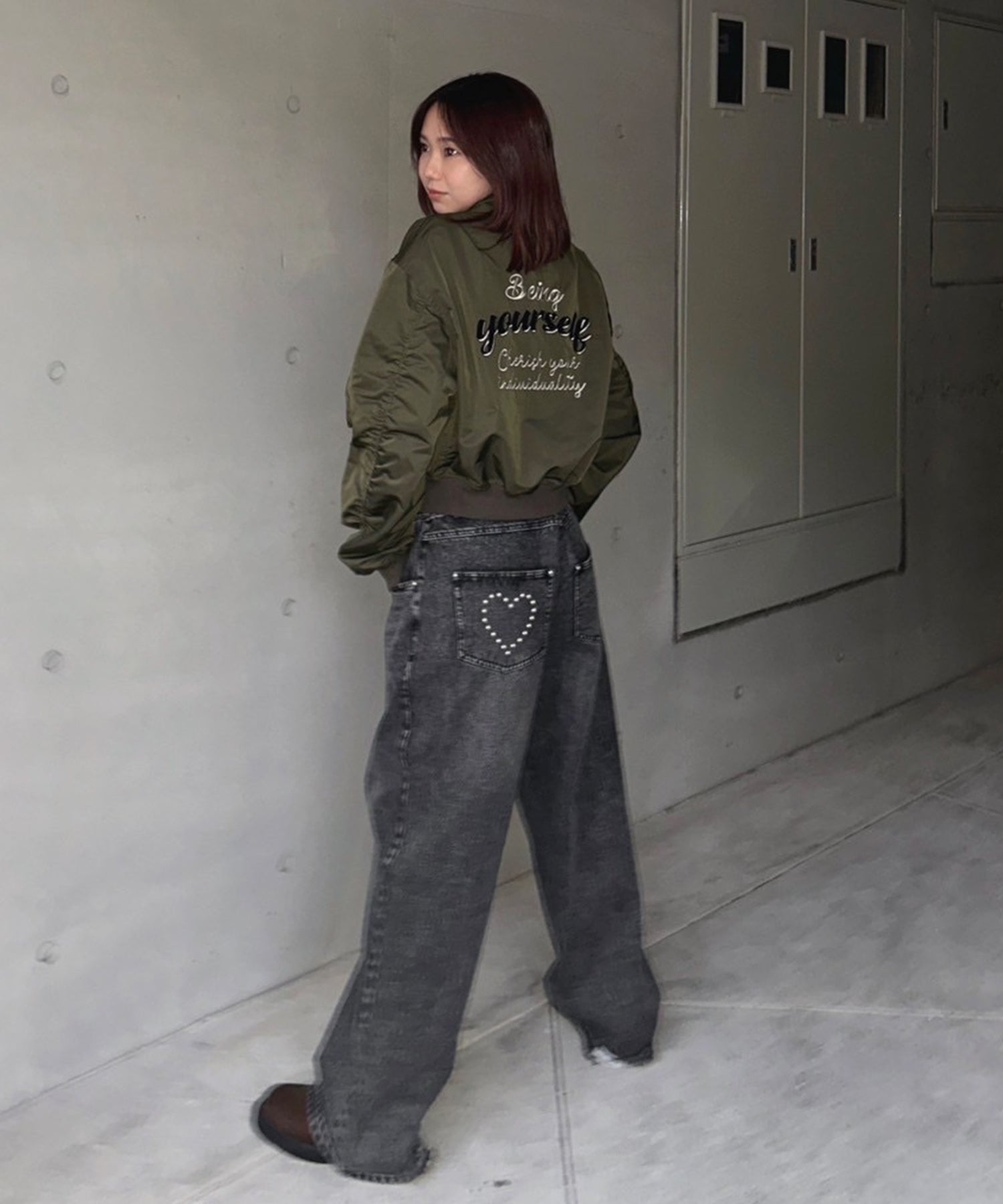 STAFF:159cm/COLOR:BLACK/SIZE:M