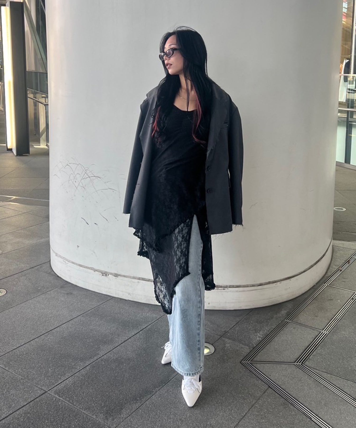 STAFF:156cm/COLOR:GRAY/SIZE:F