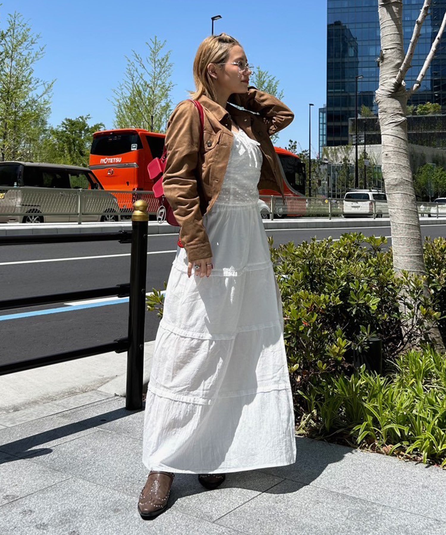 STAFF:151cm/COLOR:BROWN/SIZE:F