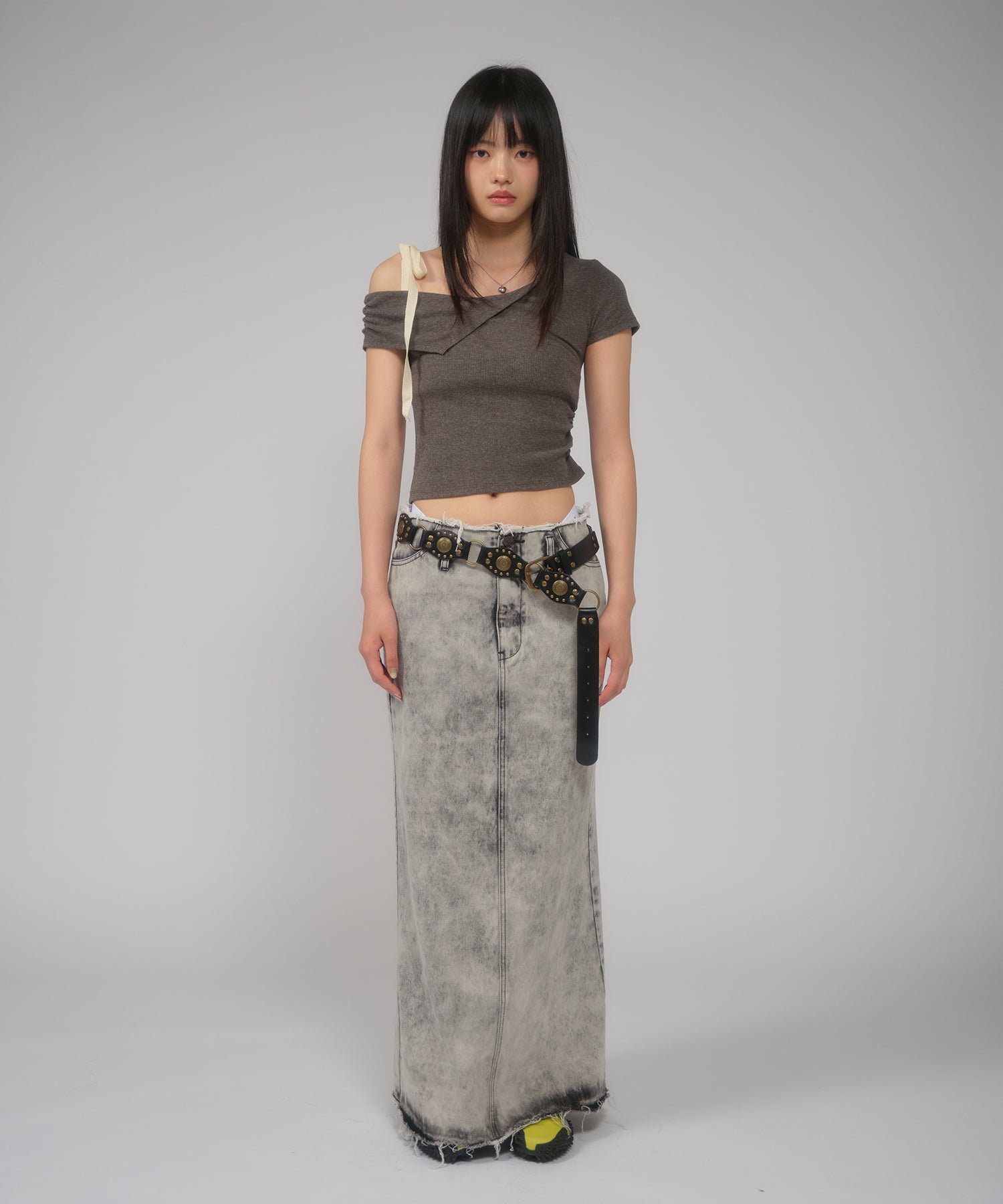 MODEL:168cm/COLOR:GRAY/SIZE:F