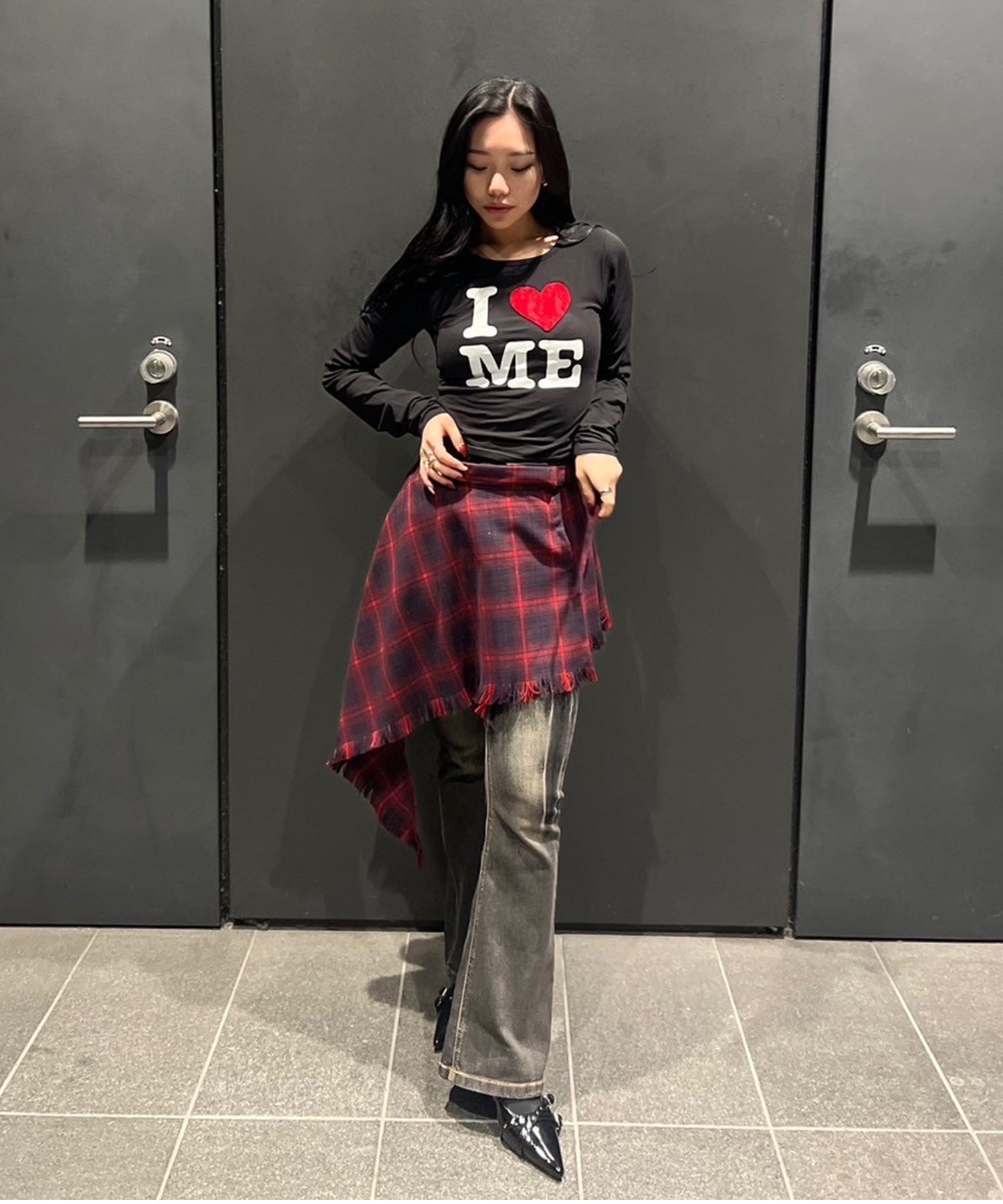 STAFF:156cm/COLOR:BLACK/SIZE:F