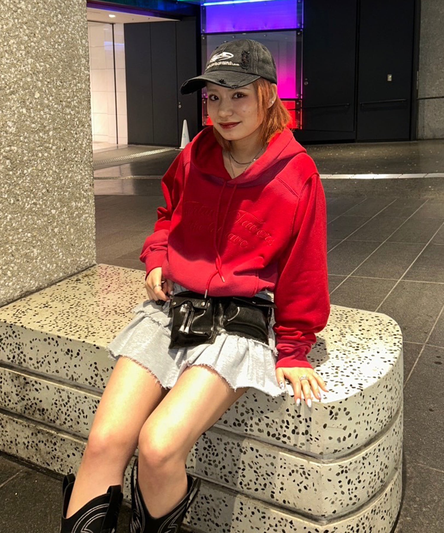 【ルクア大阪店限定カラー】STAFF:151cm/COLOR:RED/SIZE:F