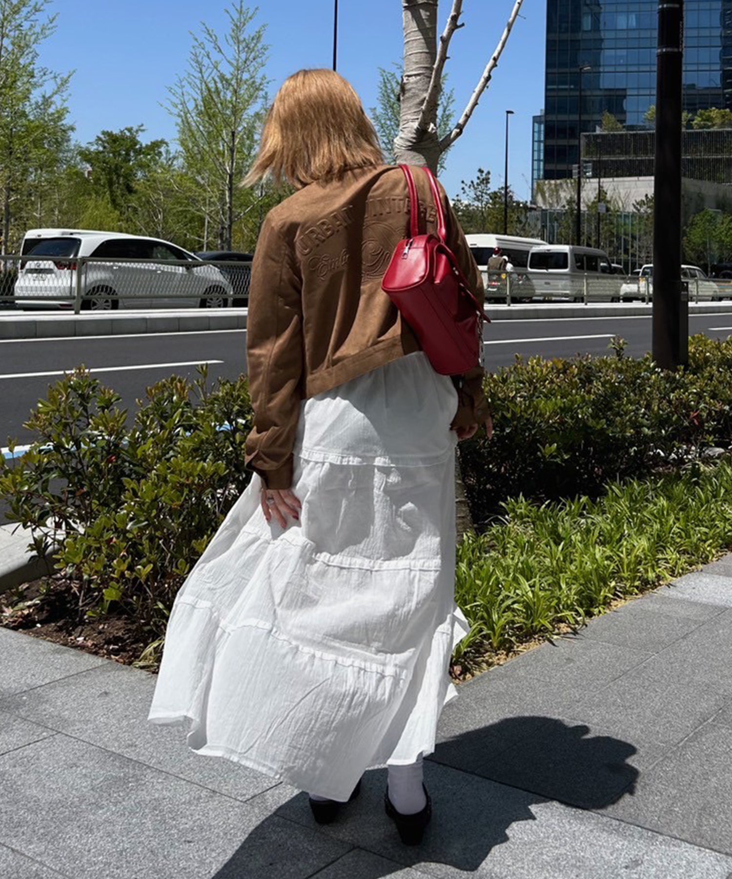 STAFF:151cm/COLOR:BROWN/SIZE:F