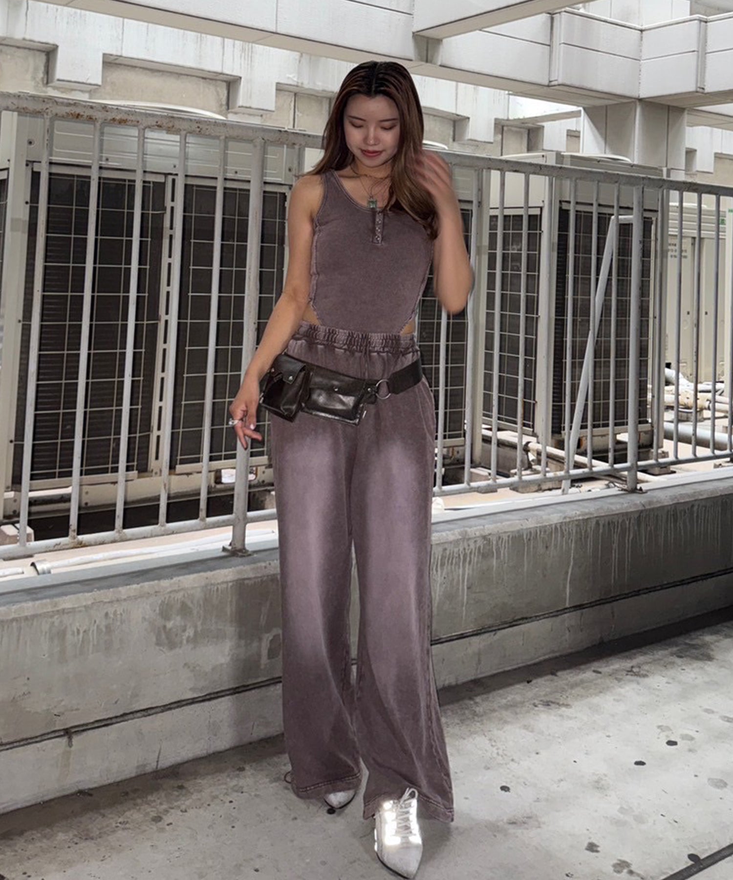 STAFF:163cm/COLOR:BROWN/SIZE:M