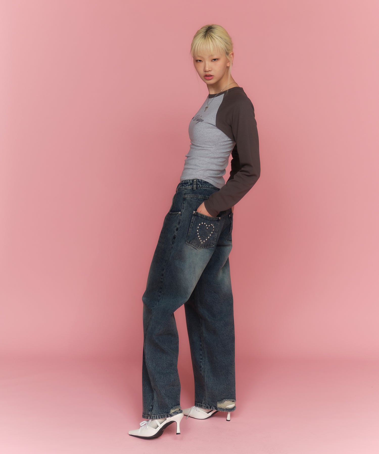 MODEL:174cm/COLOR:BLUE/SIZE:M