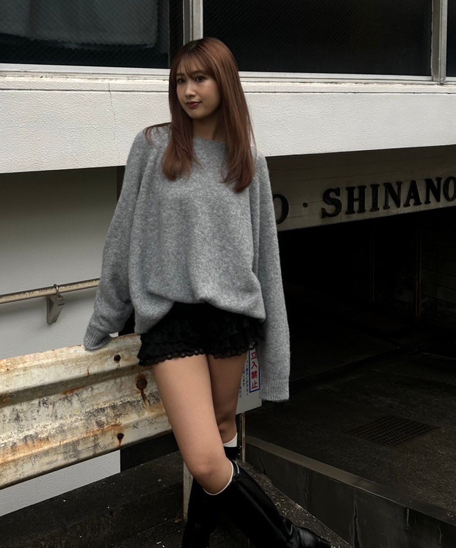 STAFF:163cm/COLOR:GRAY/SIZE:F