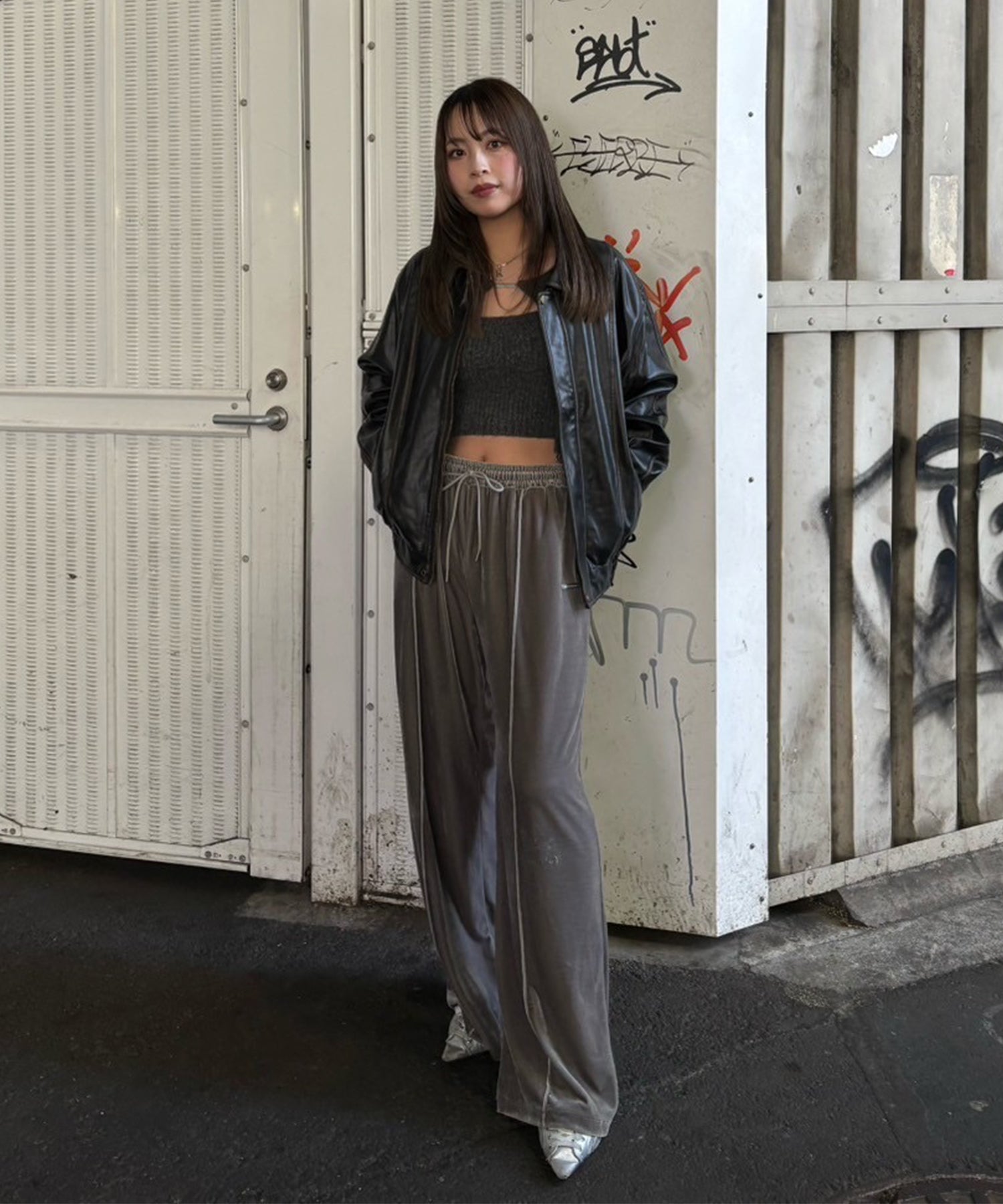 STAFF:161cm/COLOR:BLACK/SIZE:F