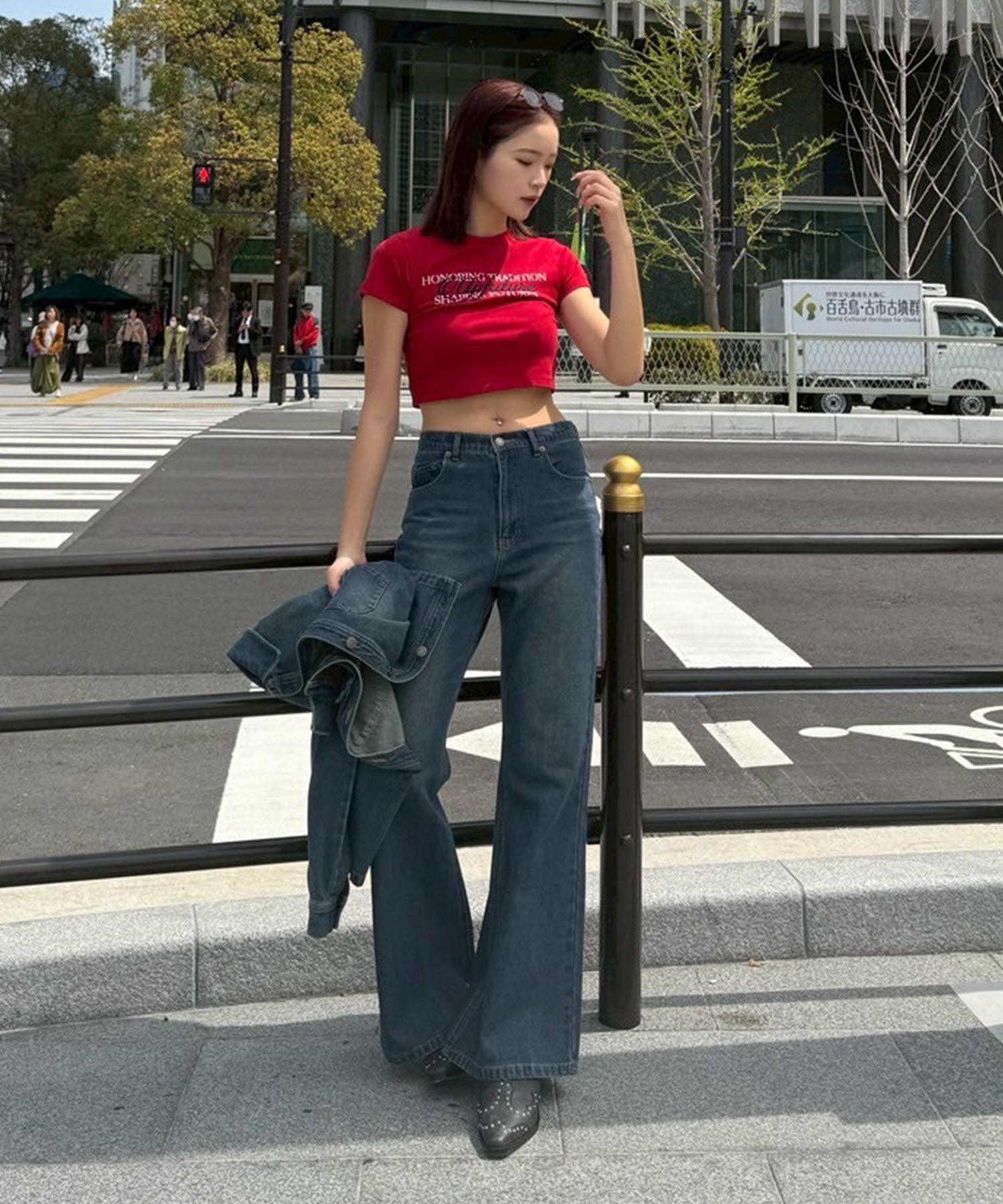 STAFF:170cm/COLOR:RED/SIZE:F