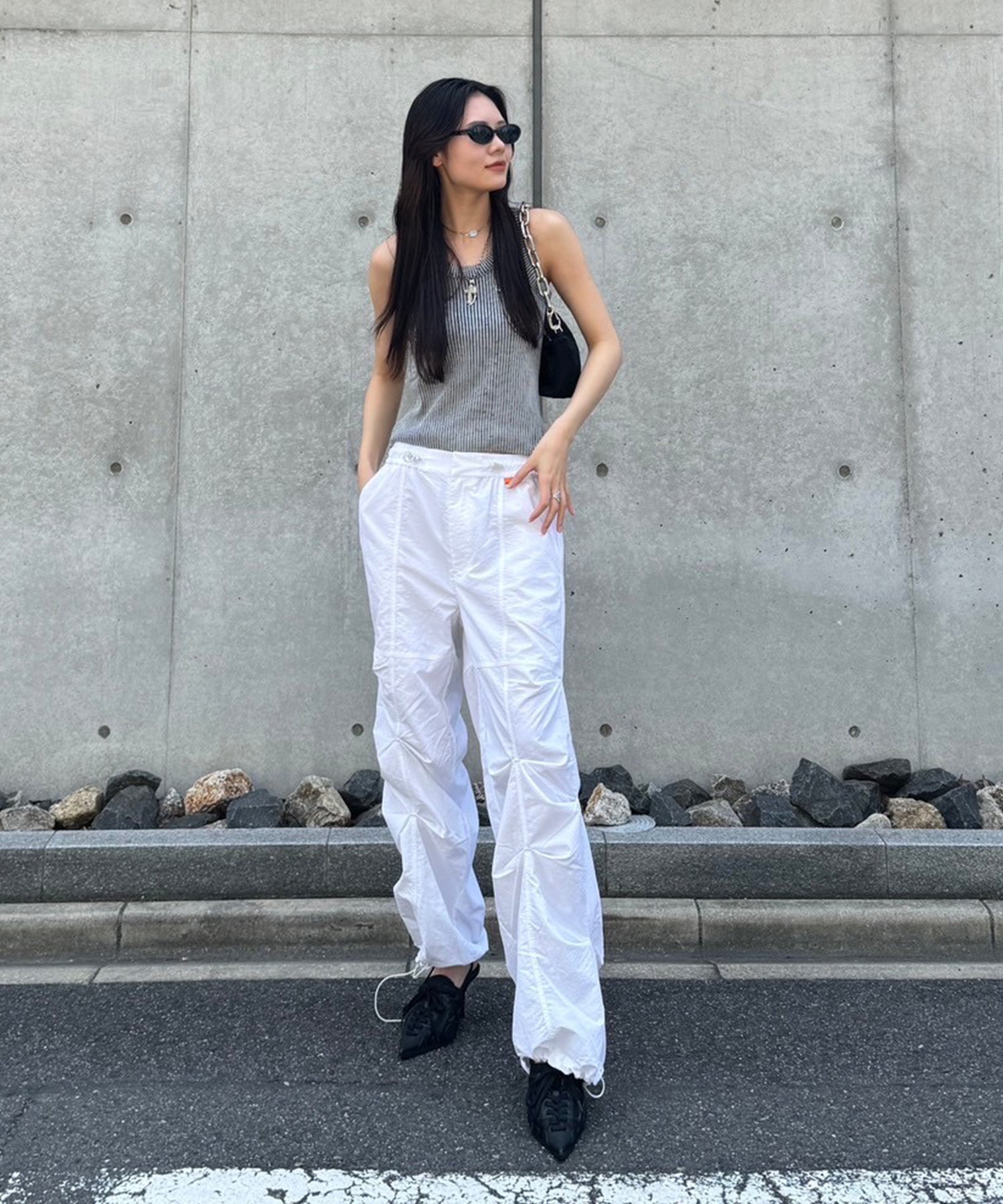 STAFF:163cm/COLOR:WHITE/SIZE:F