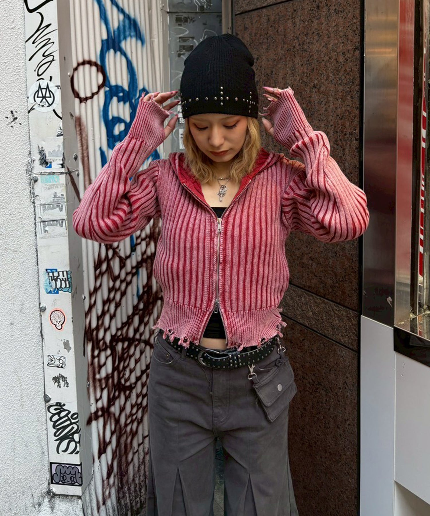 STAFF:151cm/COLOR:RED/SIZE:F