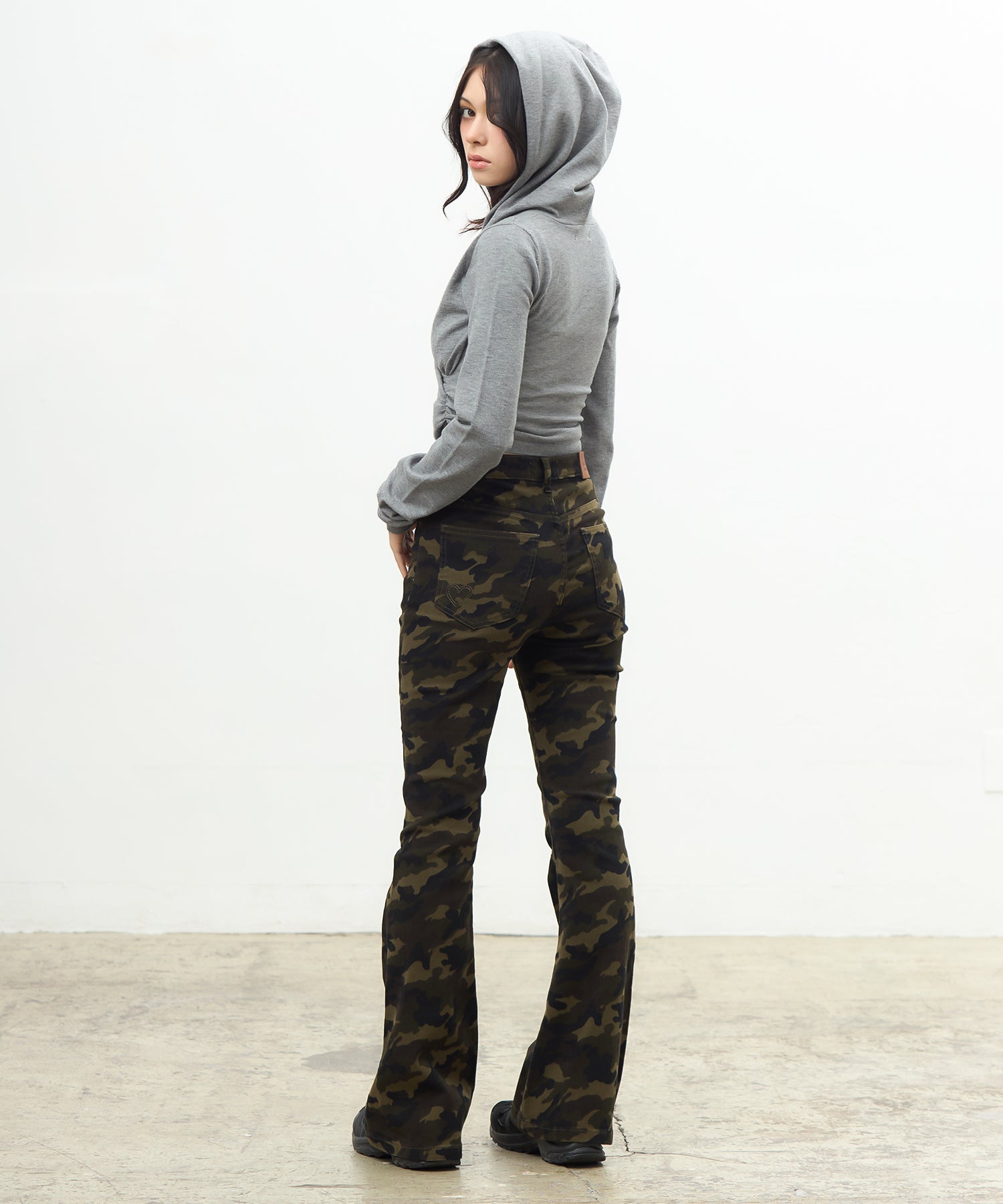 MODEL:163cm/COLOR:GRAY/SIZE:F