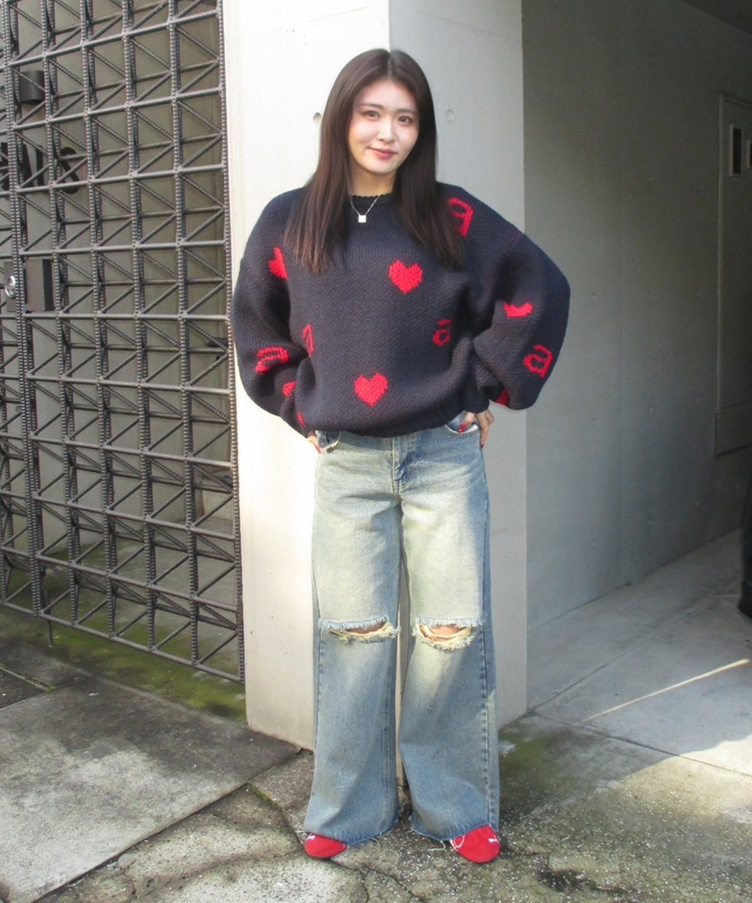 STAFF:164cm/COLOR:BLUE/SIZE:S