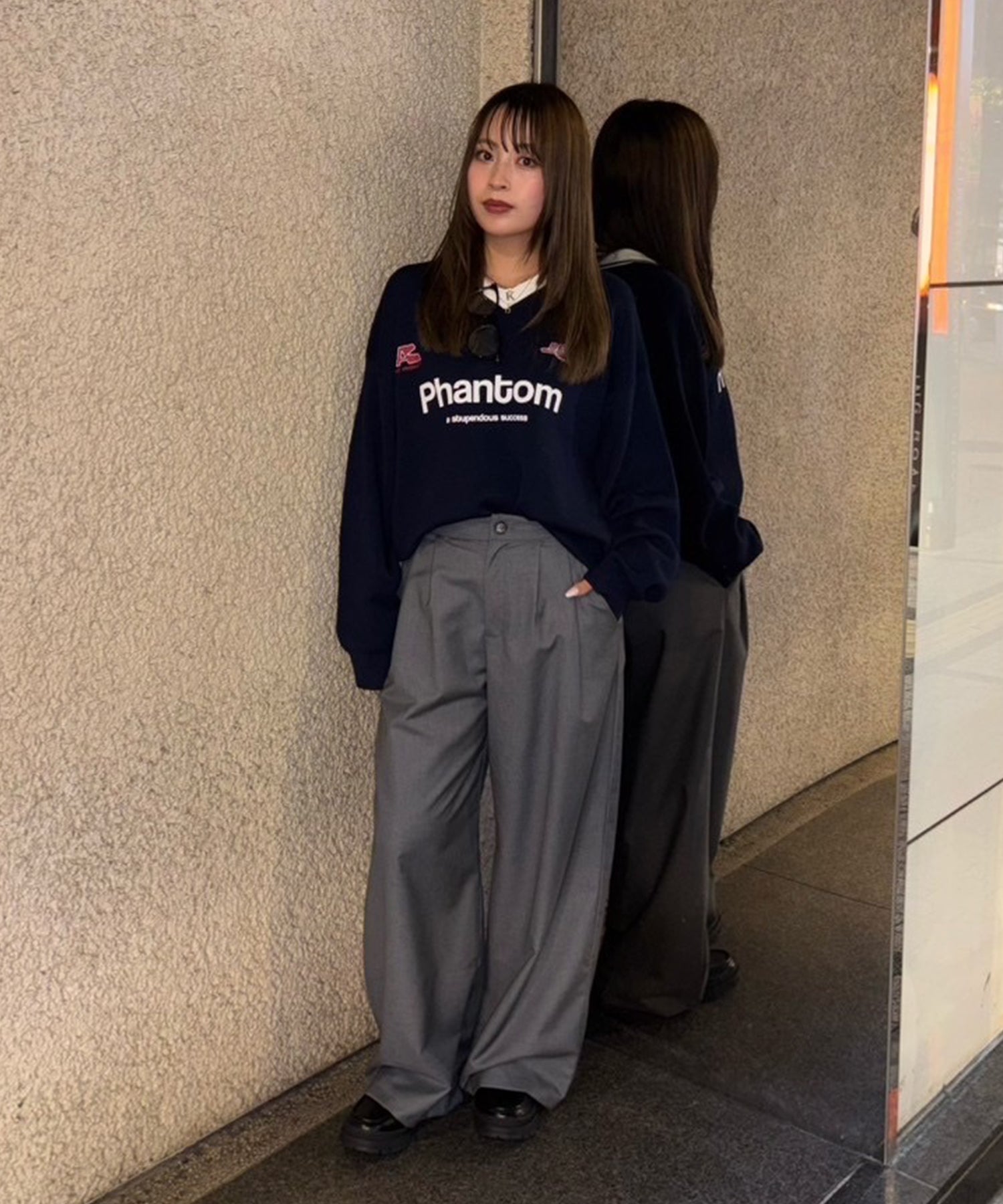 STAFF:161cm/COLOR:GRAY/SIZE:F