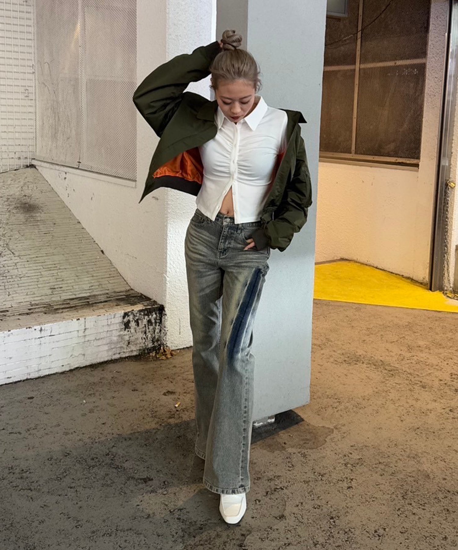 STAFF:160cm/COLOR:LIGHT BLUE/SIZE:S