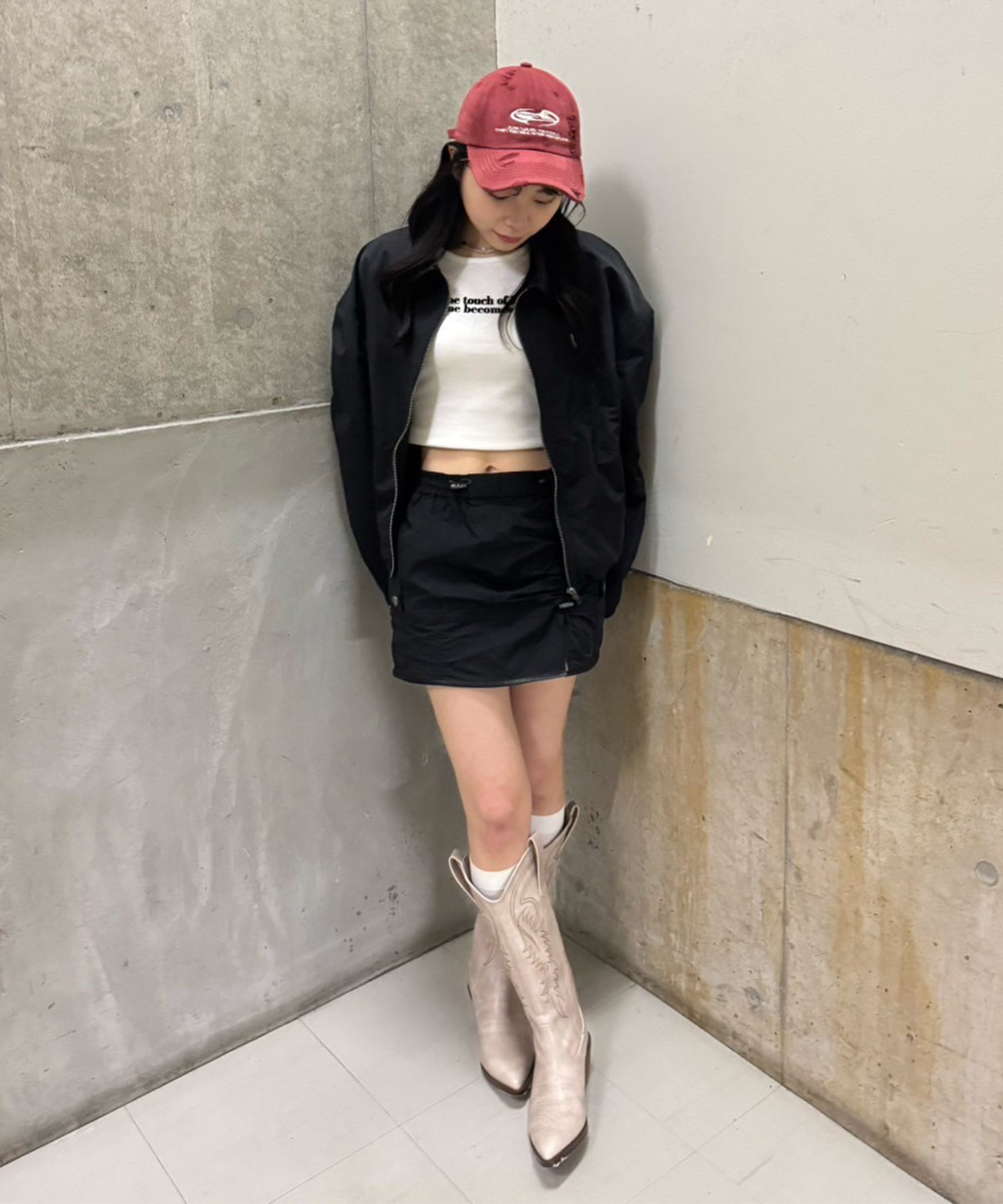 STAFF:156cm/COLOR:IVORY/SIZE:M