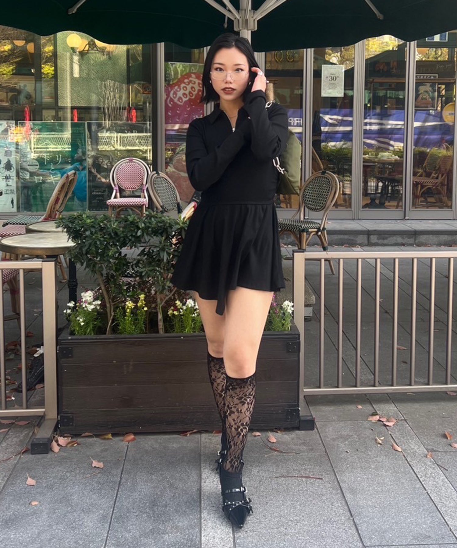STAFF:157cm/COLOR:BLACK/SIZE:F