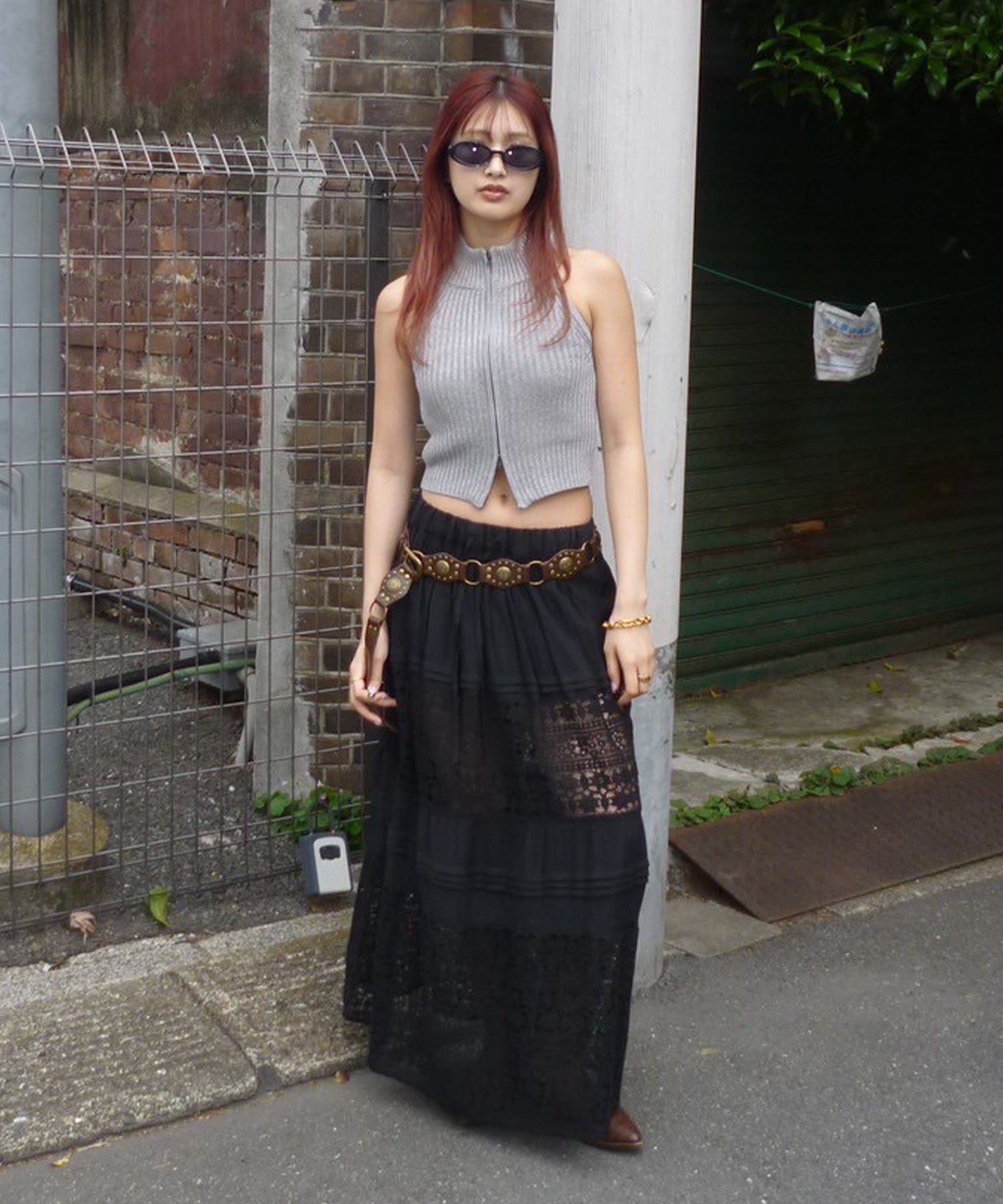 STAFF:163cm/COLOR:GRAY/SIZE:F