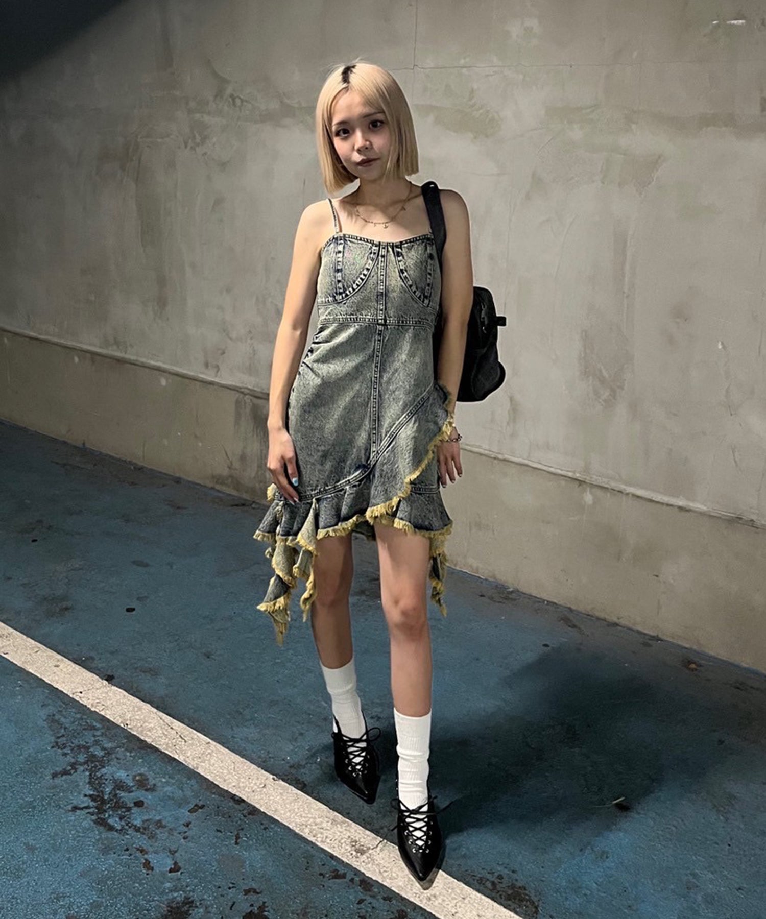 STAFF:154cm/COLOR:BLUE/SIZE:S