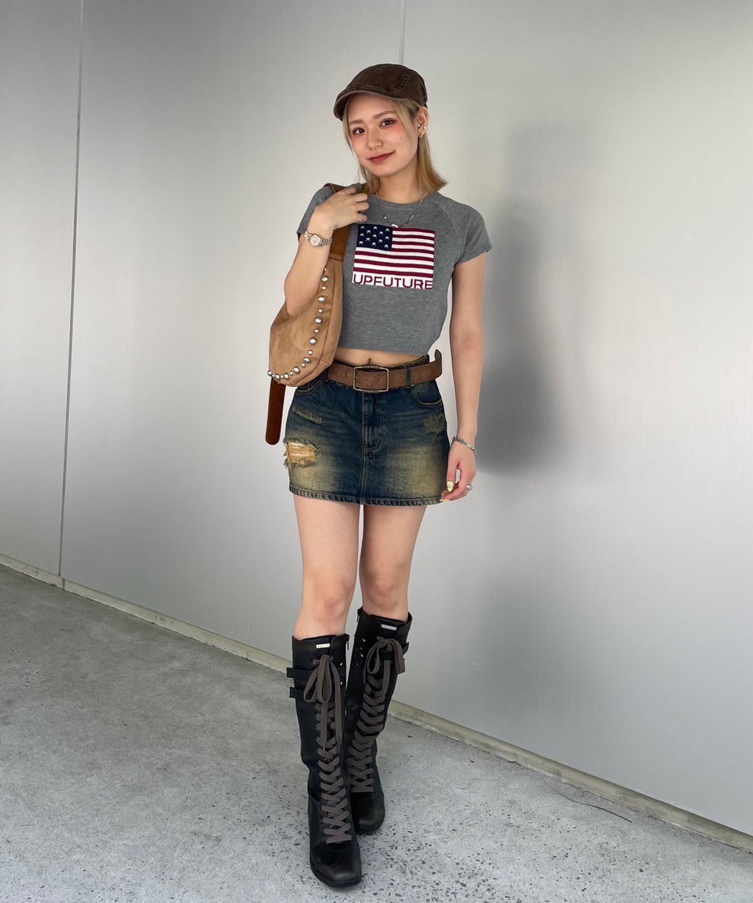 STAFF:151m/COLOR:BROWN/SIZE:F