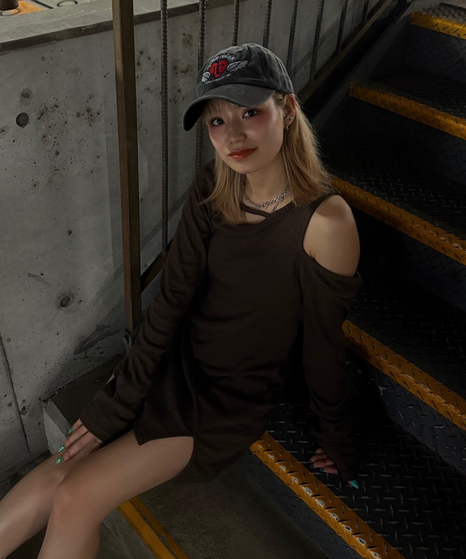 STAFF:151cm/COLOR:BROWN/SIZE:S