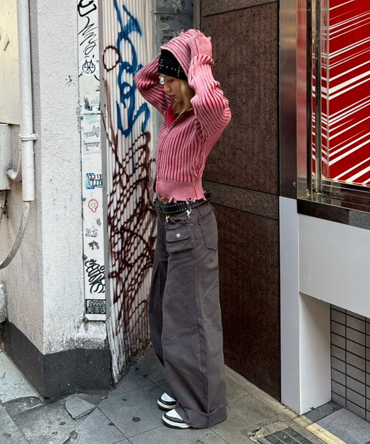 STAFF:151cm/COLOR:RED/SIZE:F