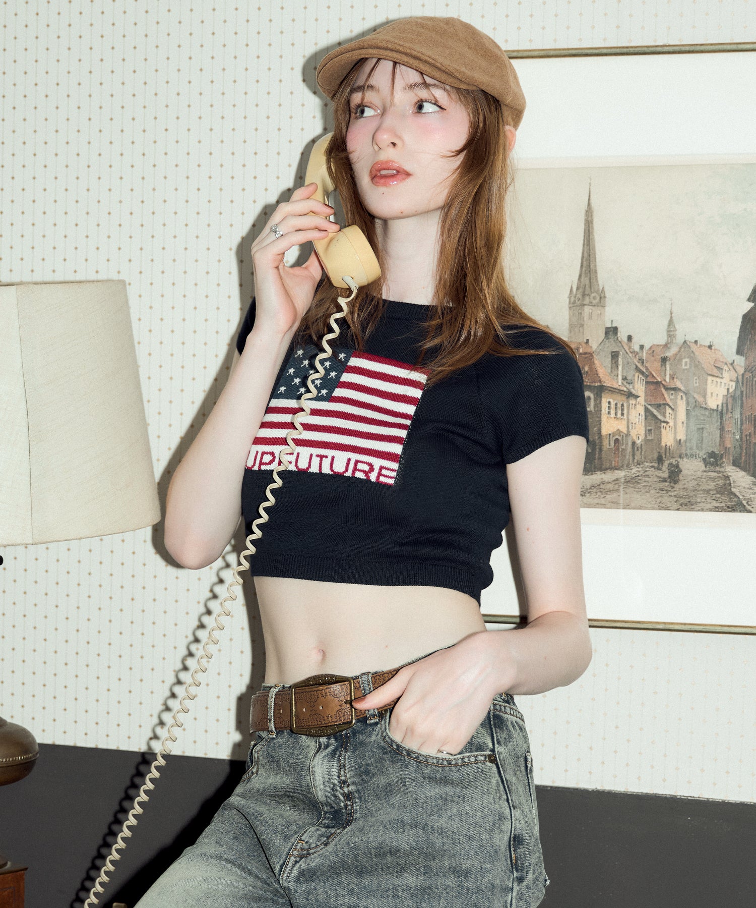 MODEL:174cm/COLOR:NAVY/SIZE:F