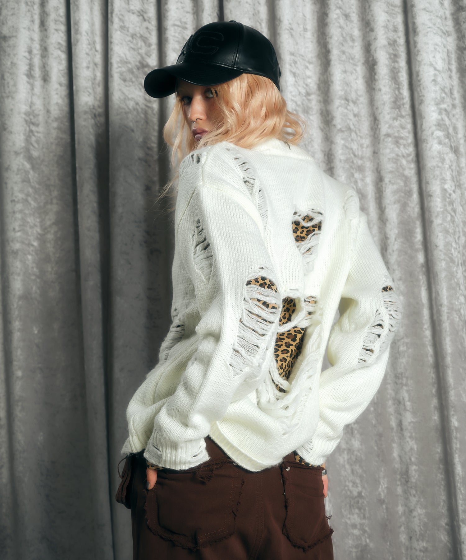 MODEL:170cm/COLOR:IVORY/SIZE:F