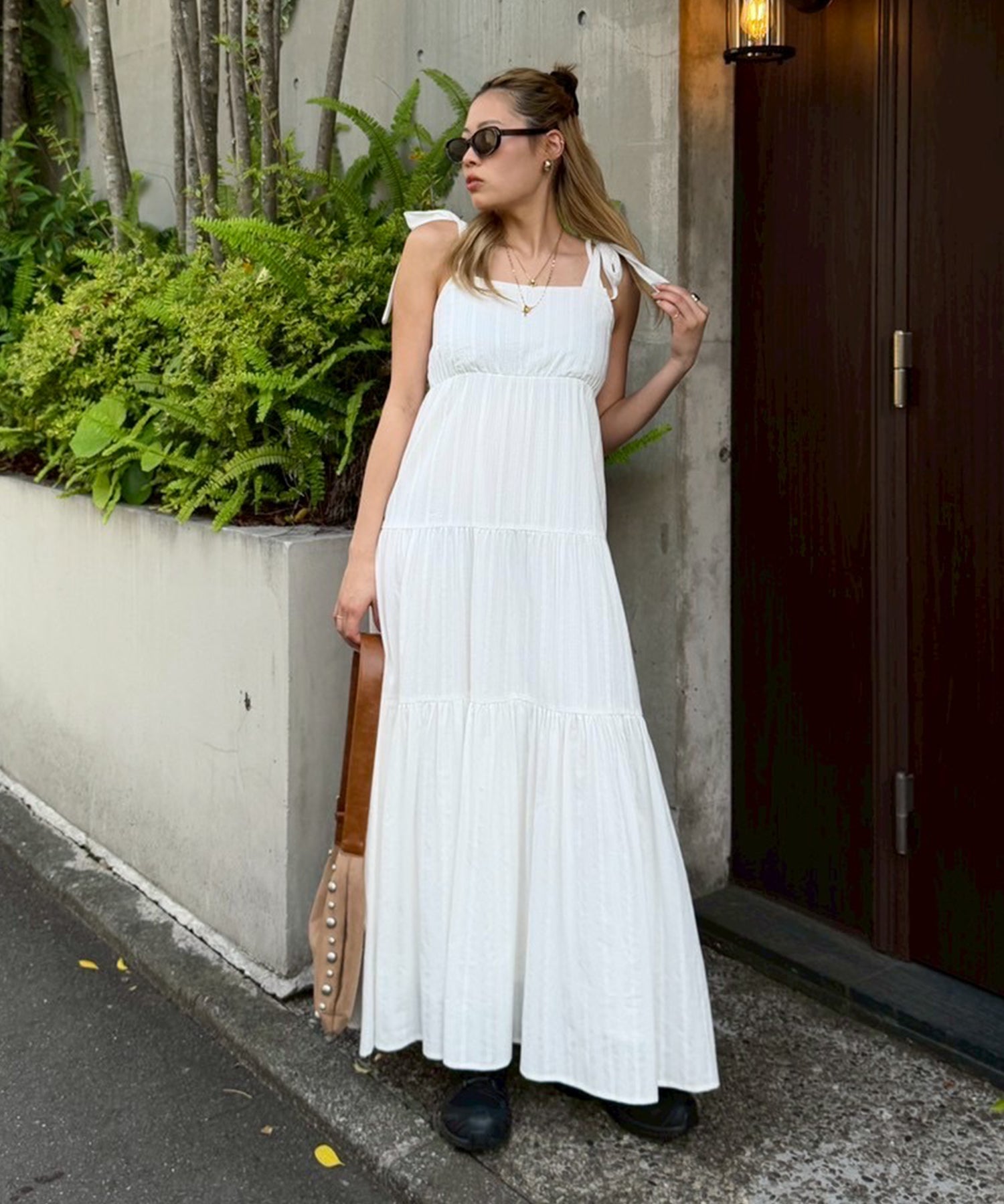 STAFF:160cm/COLOR:WHITE/SIZE:F
